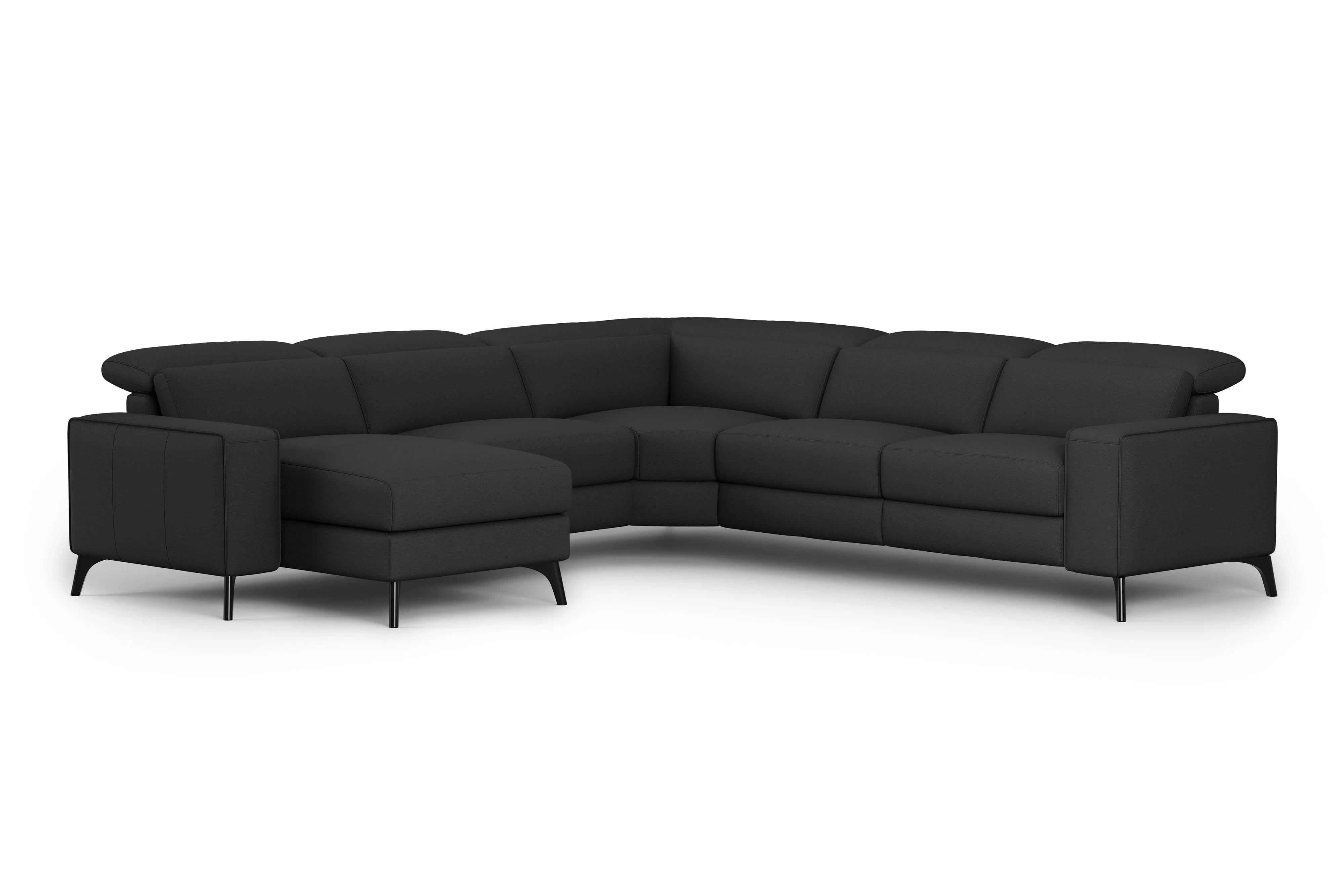 Esther Leather Corner Recliner Sectional Lounge - Image 23