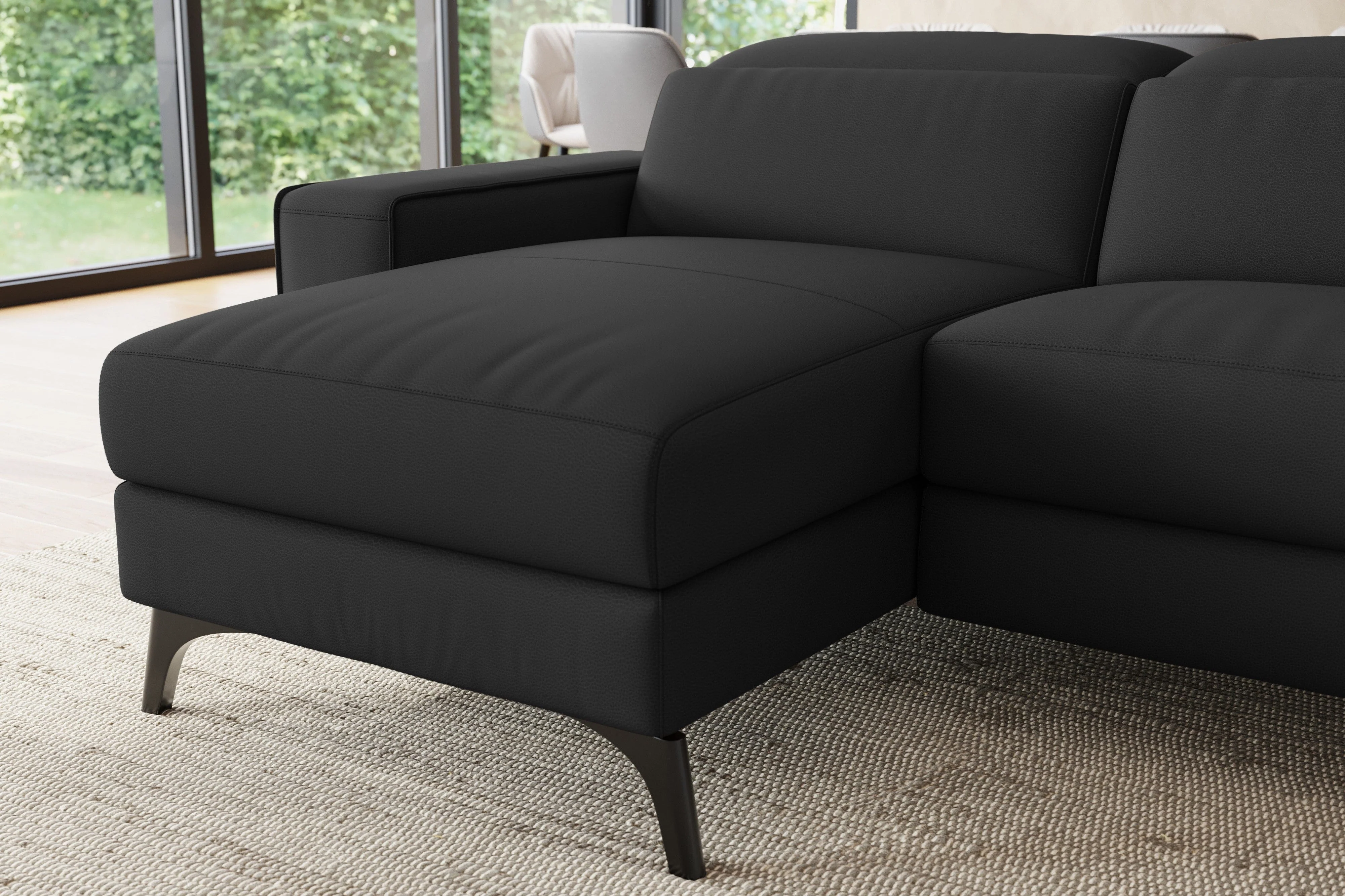 Esther Leather Corner Recliner Sectional Lounge - Image 27