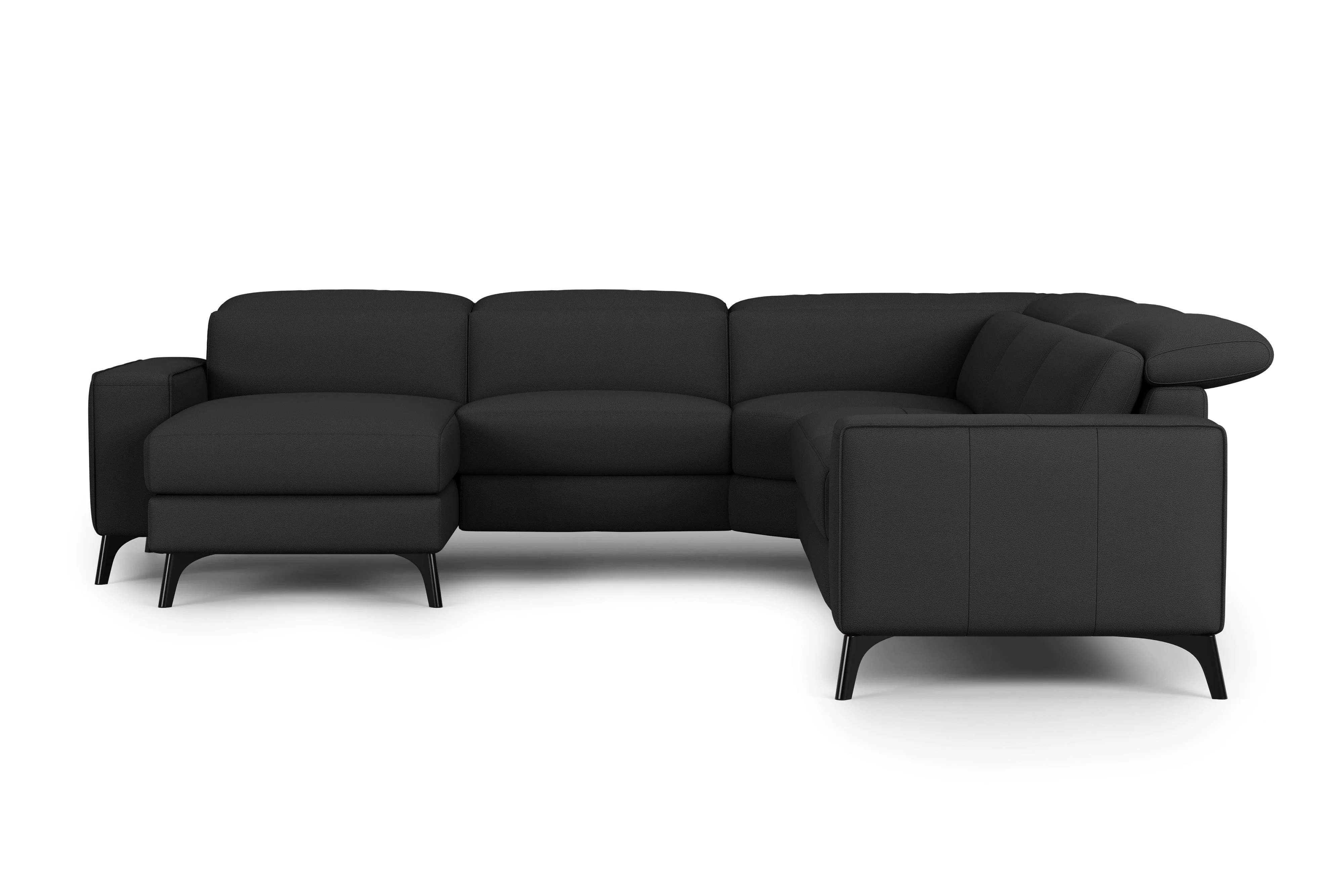 Esther Leather Corner Recliner Sectional Lounge - Image 32