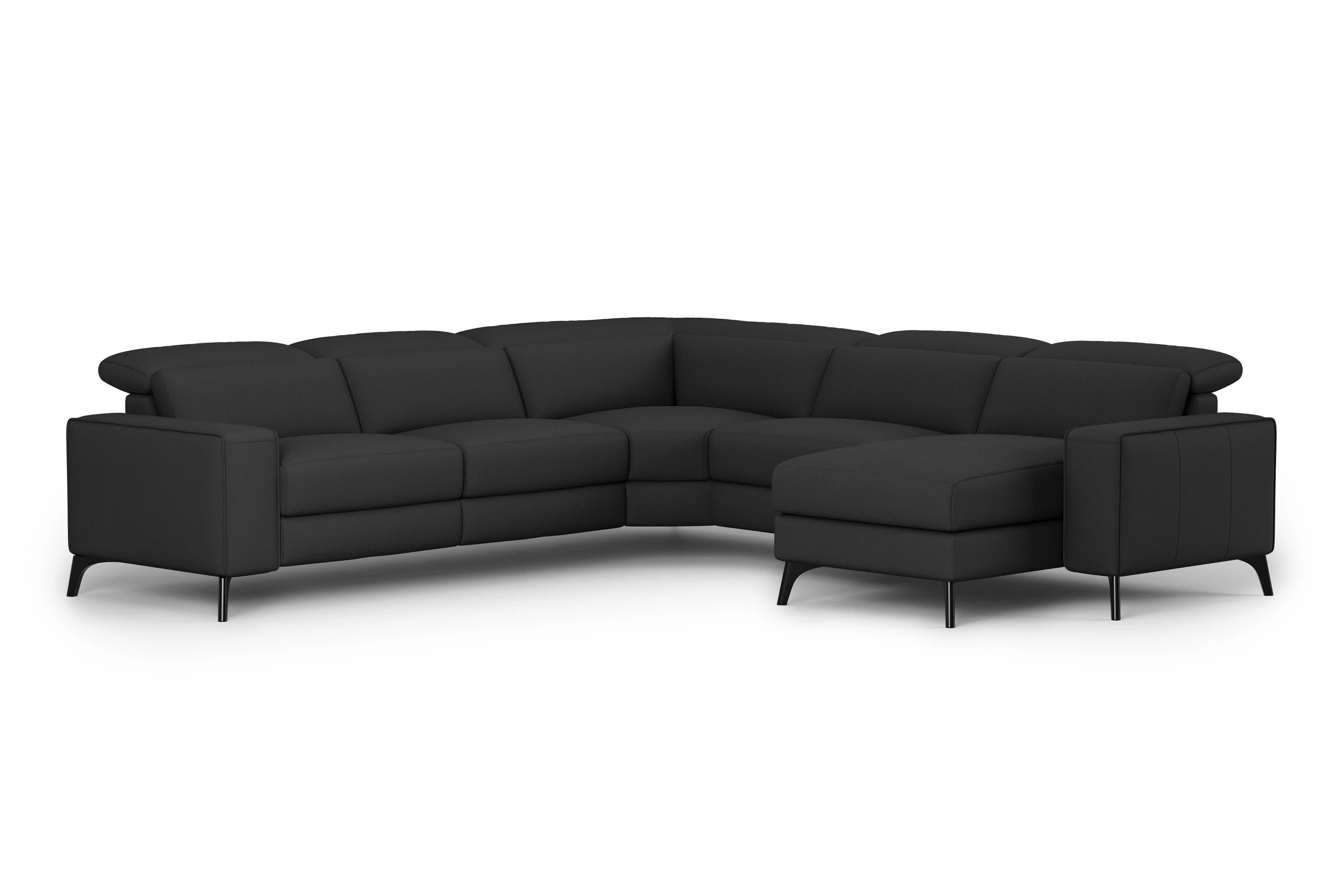Esther Leather Corner Recliner Sectional Lounge - Image 34