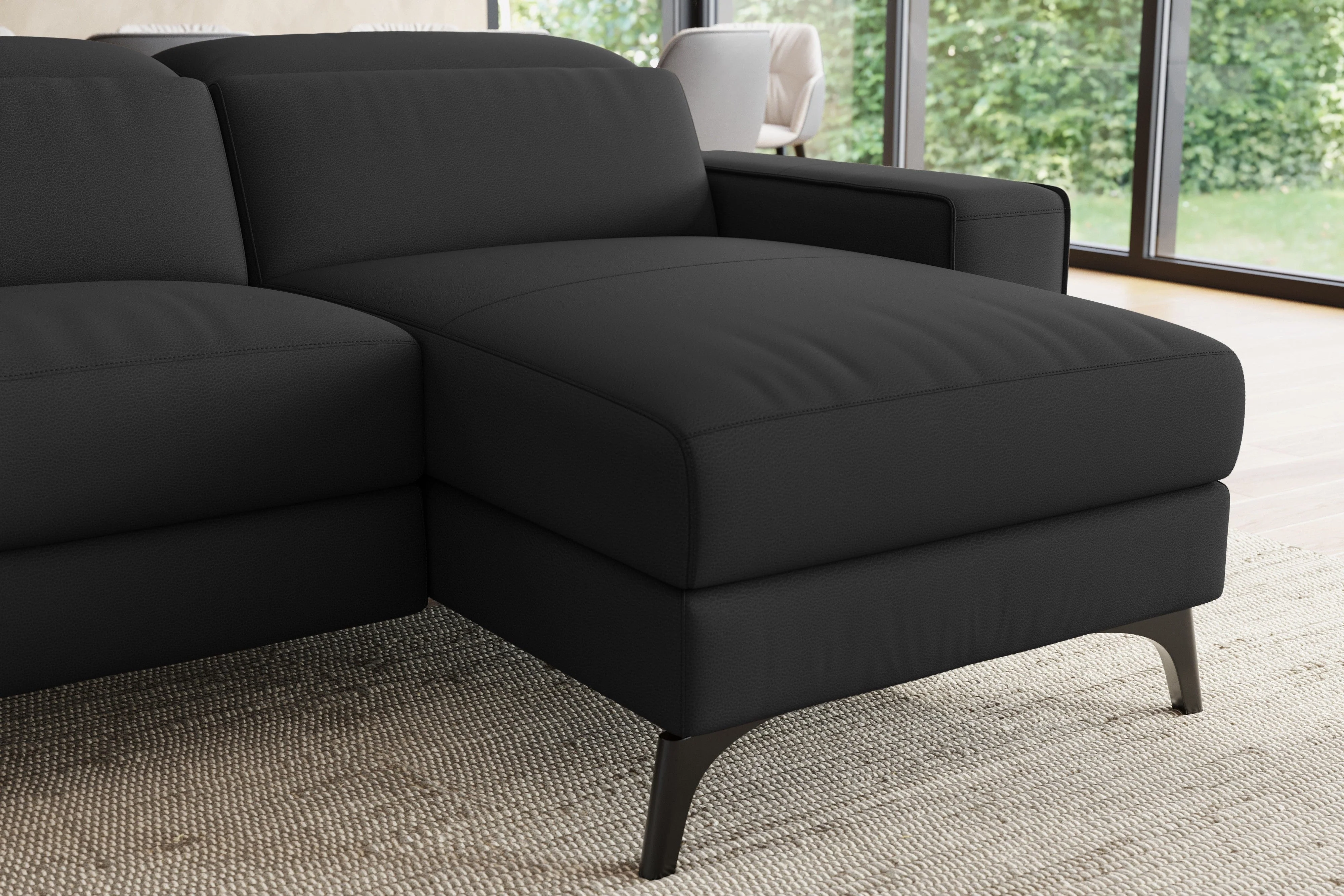 Esther Leather Corner Recliner Sectional Lounge - Image 39