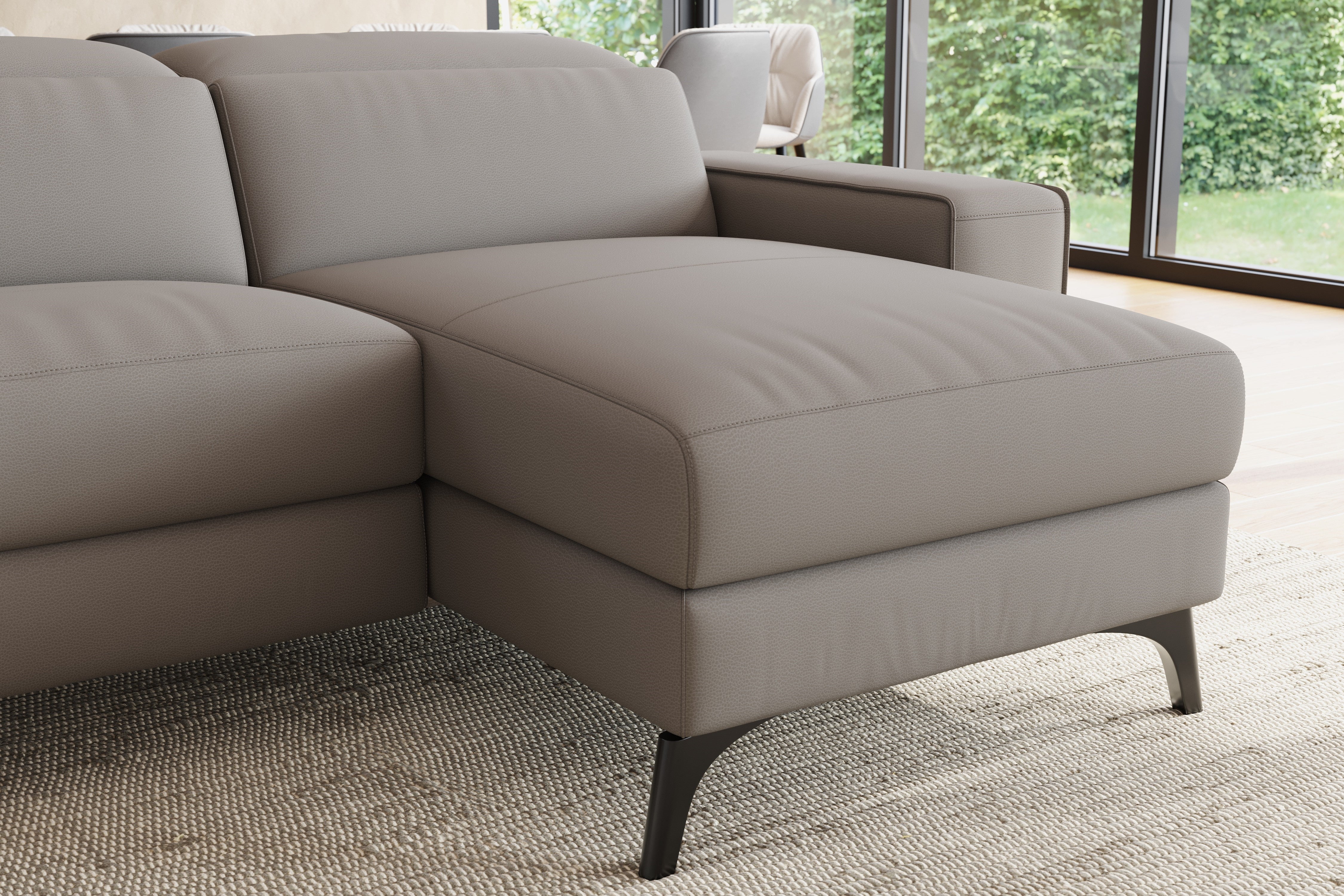Esther Leather Corner Recliner Sectional Lounge - Image 61
