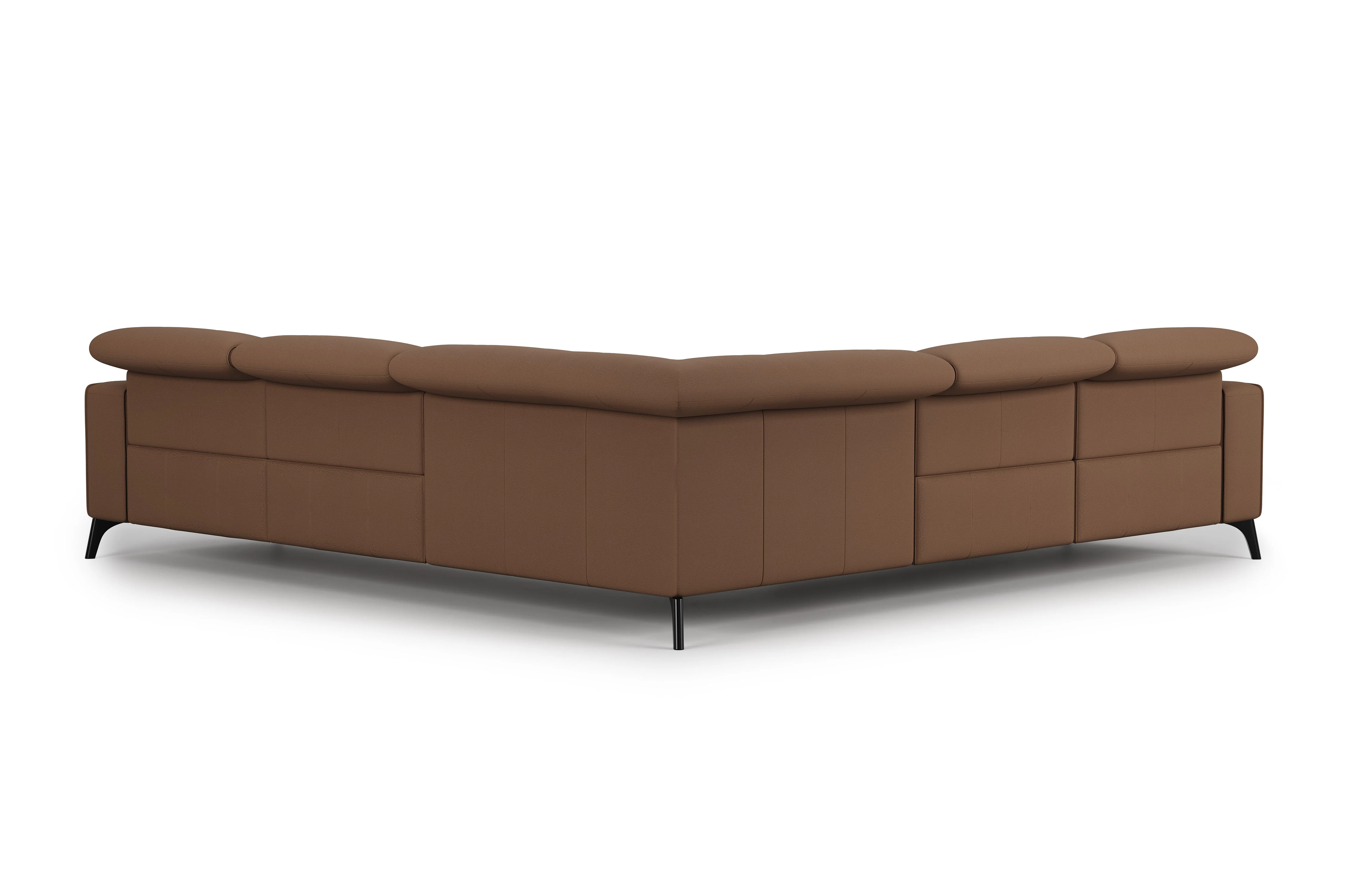 Esther Leather Corner Recliner Sectional Lounge - Image 77