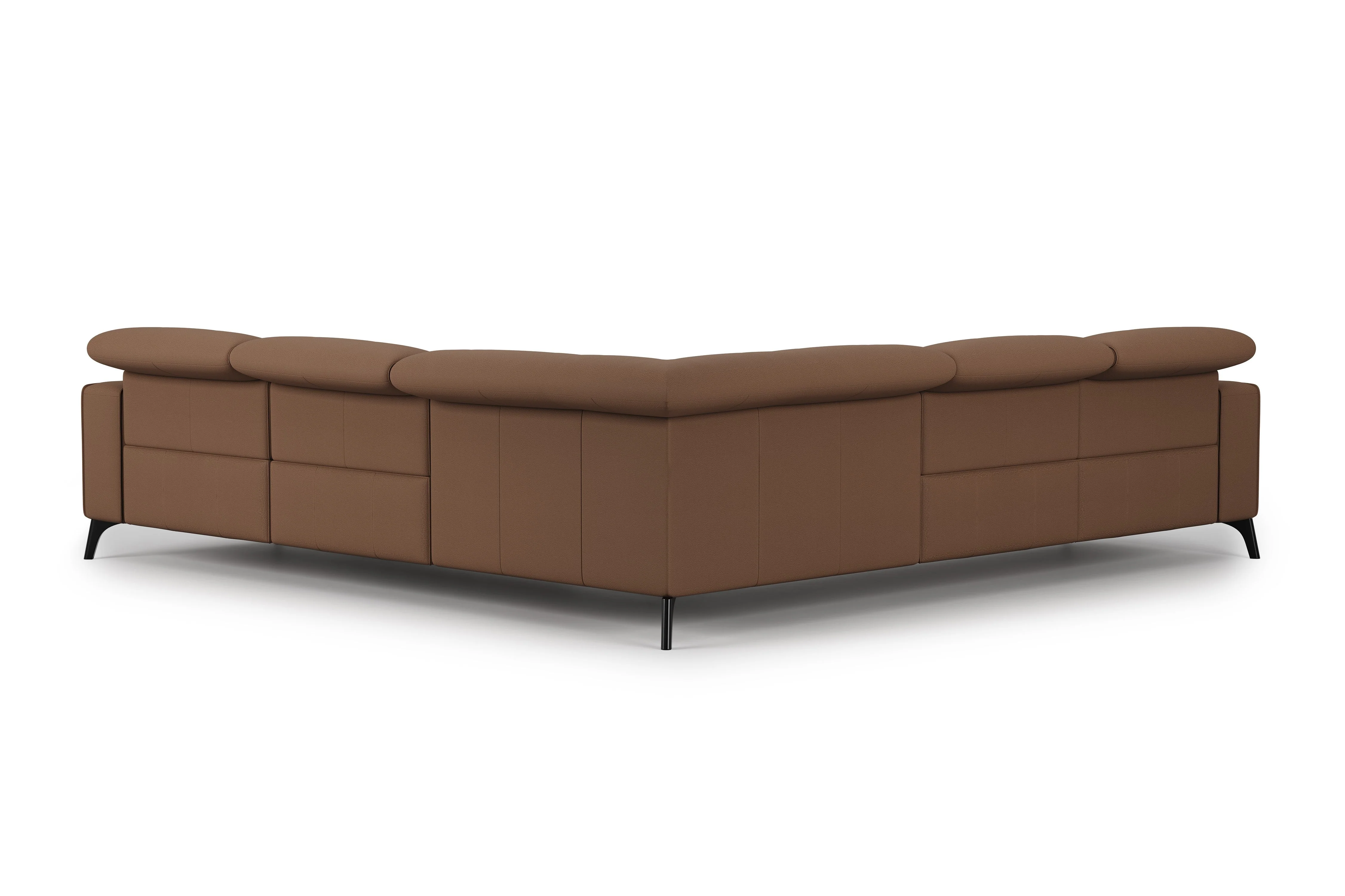 Esther Leather Corner Recliner Sectional Lounge - Image 88