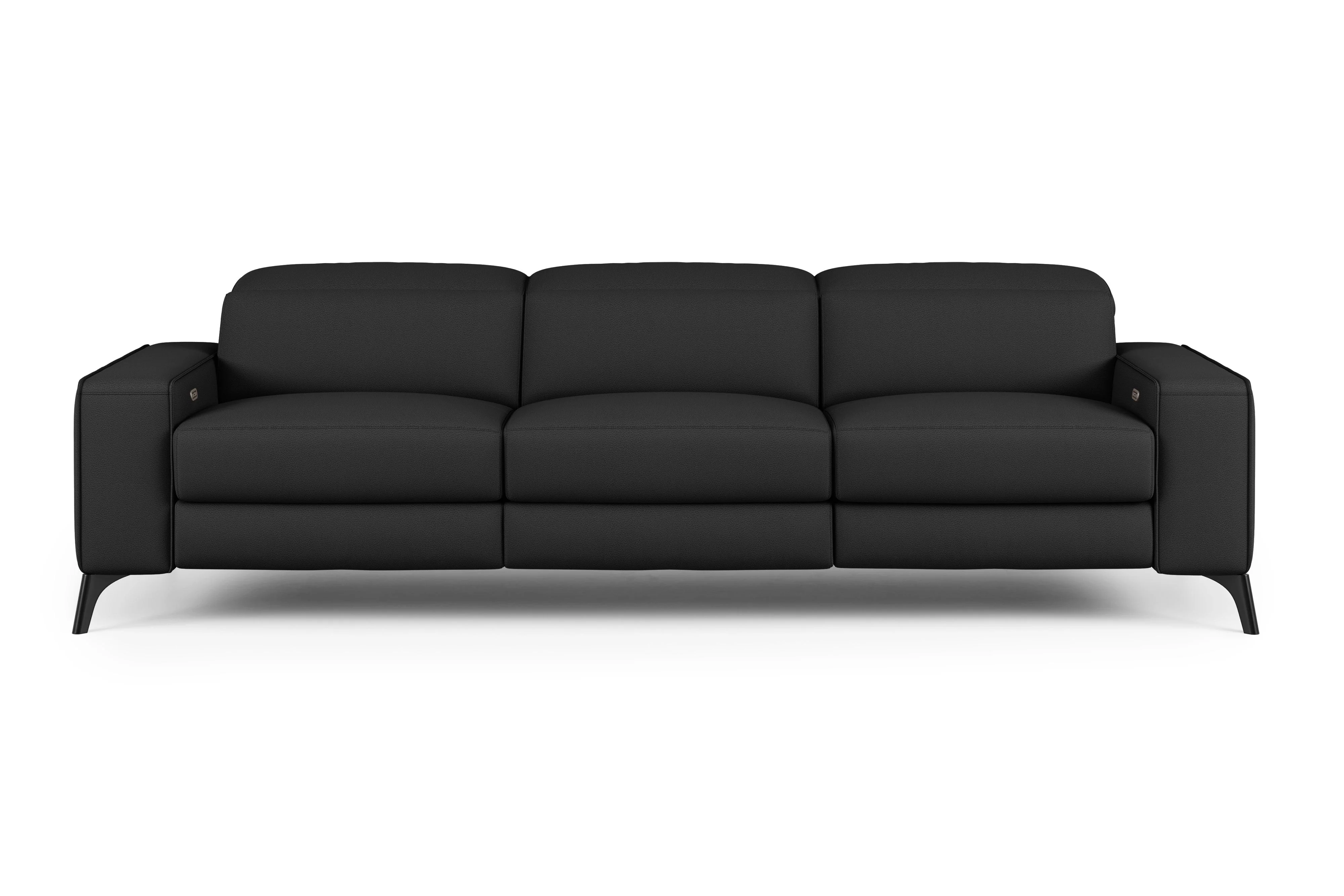 Esther Leather Dual Recliner Lounge - Image 10