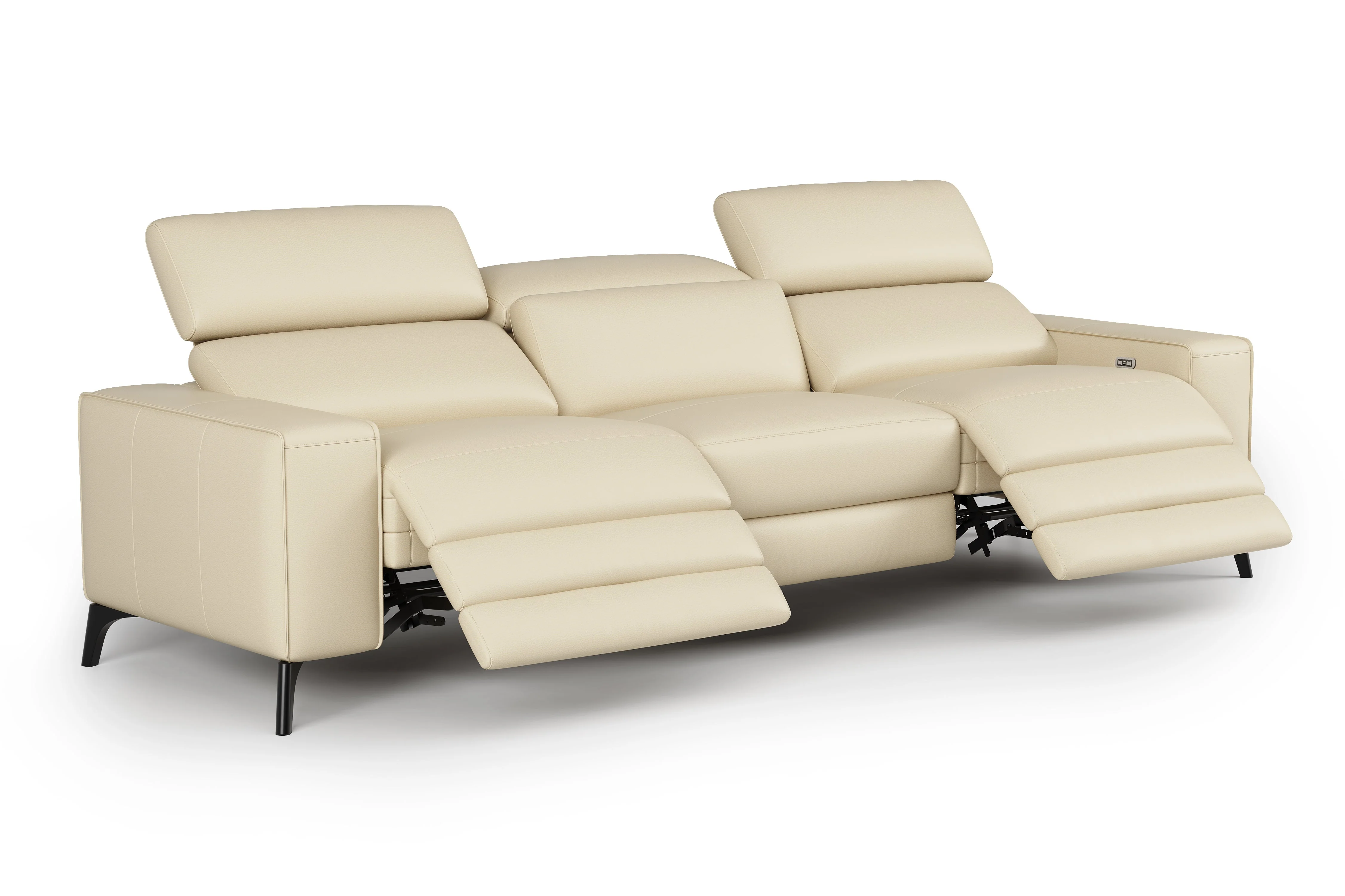 Esther Leather Dual Recliner Lounge - Image 23