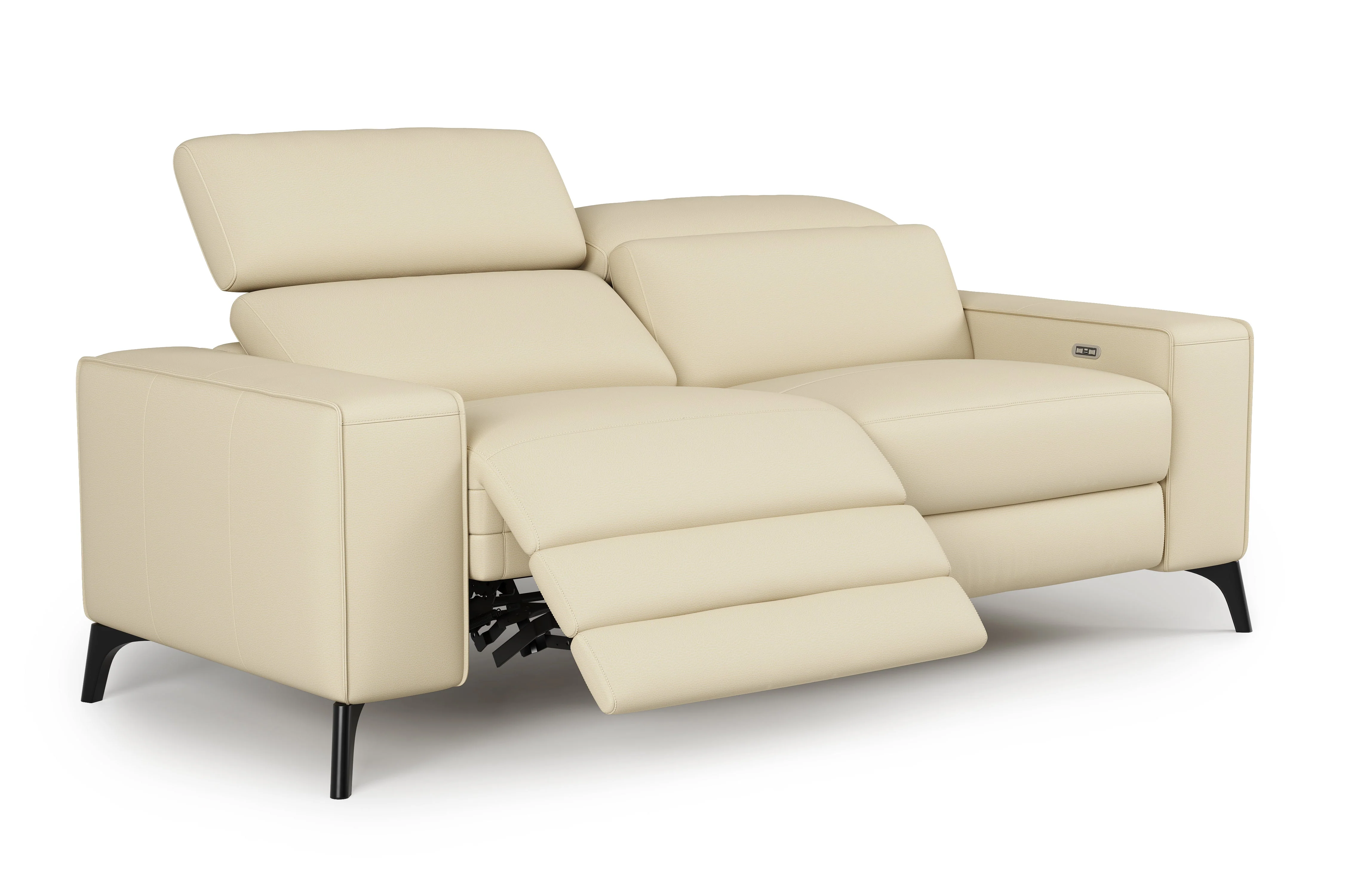 Esther Leather Dual Recliner Lounge - Image 34