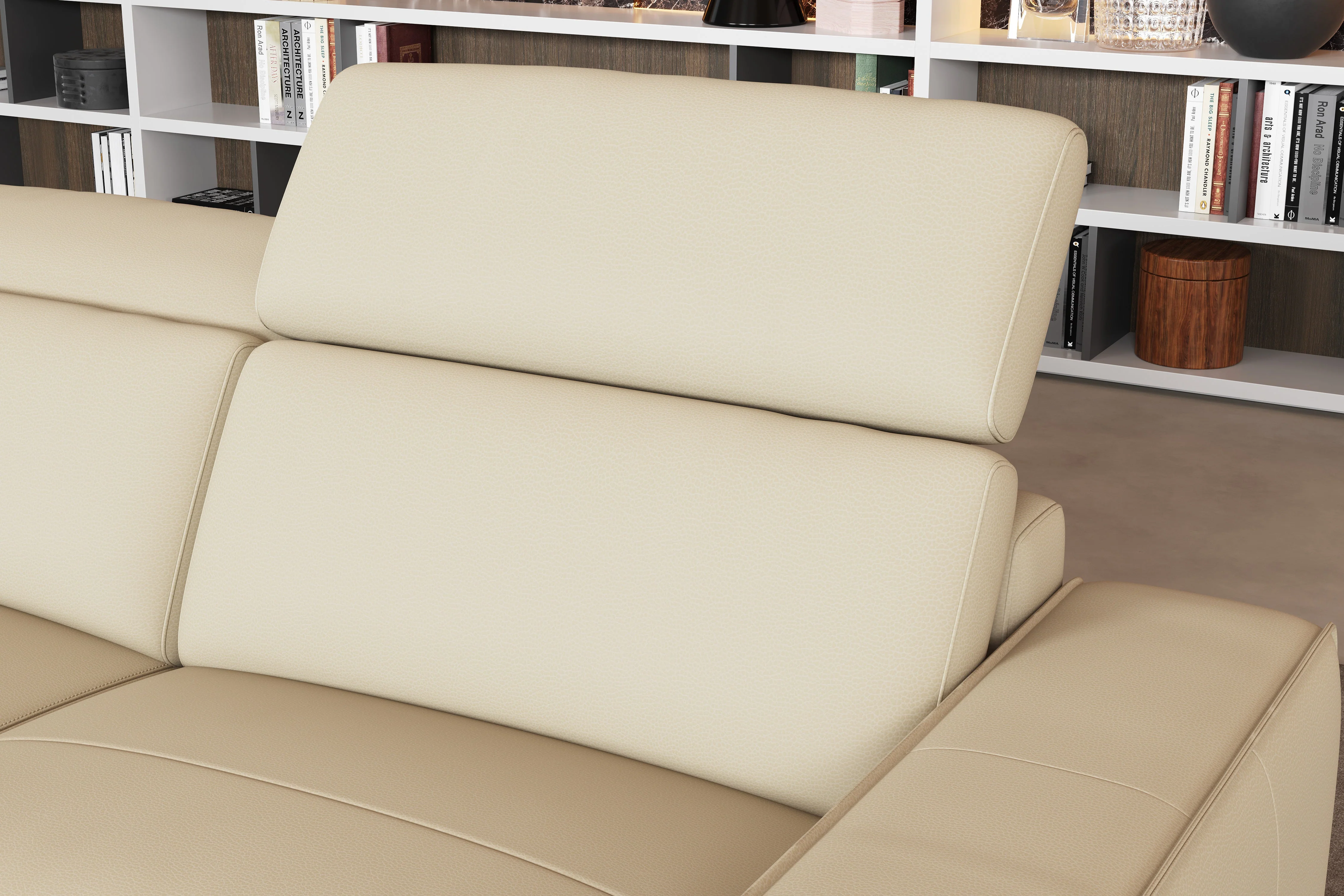 Esther Leather Dual Recliner Lounge - Image 38