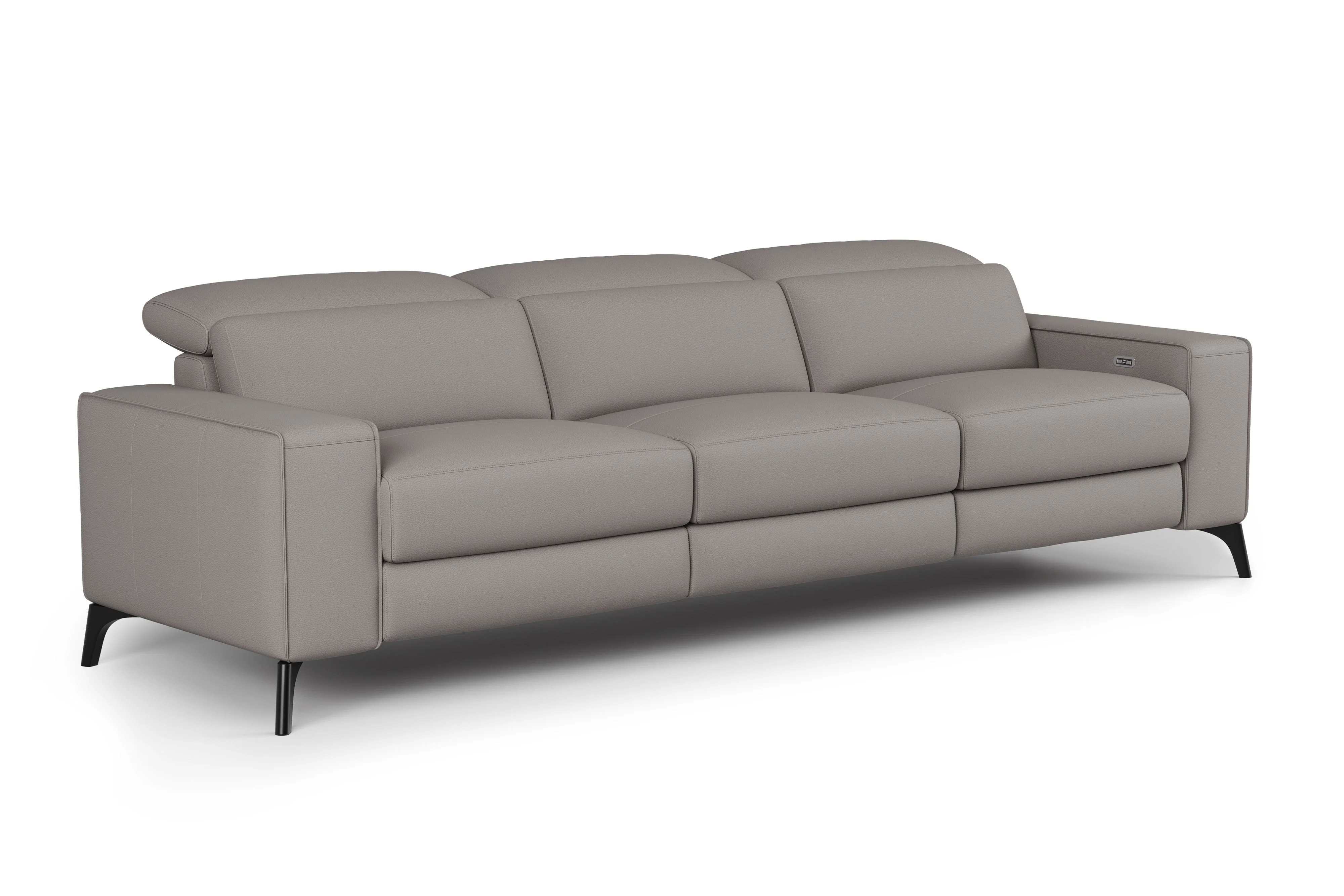 Esther Leather Dual Recliner Lounge - Image 51