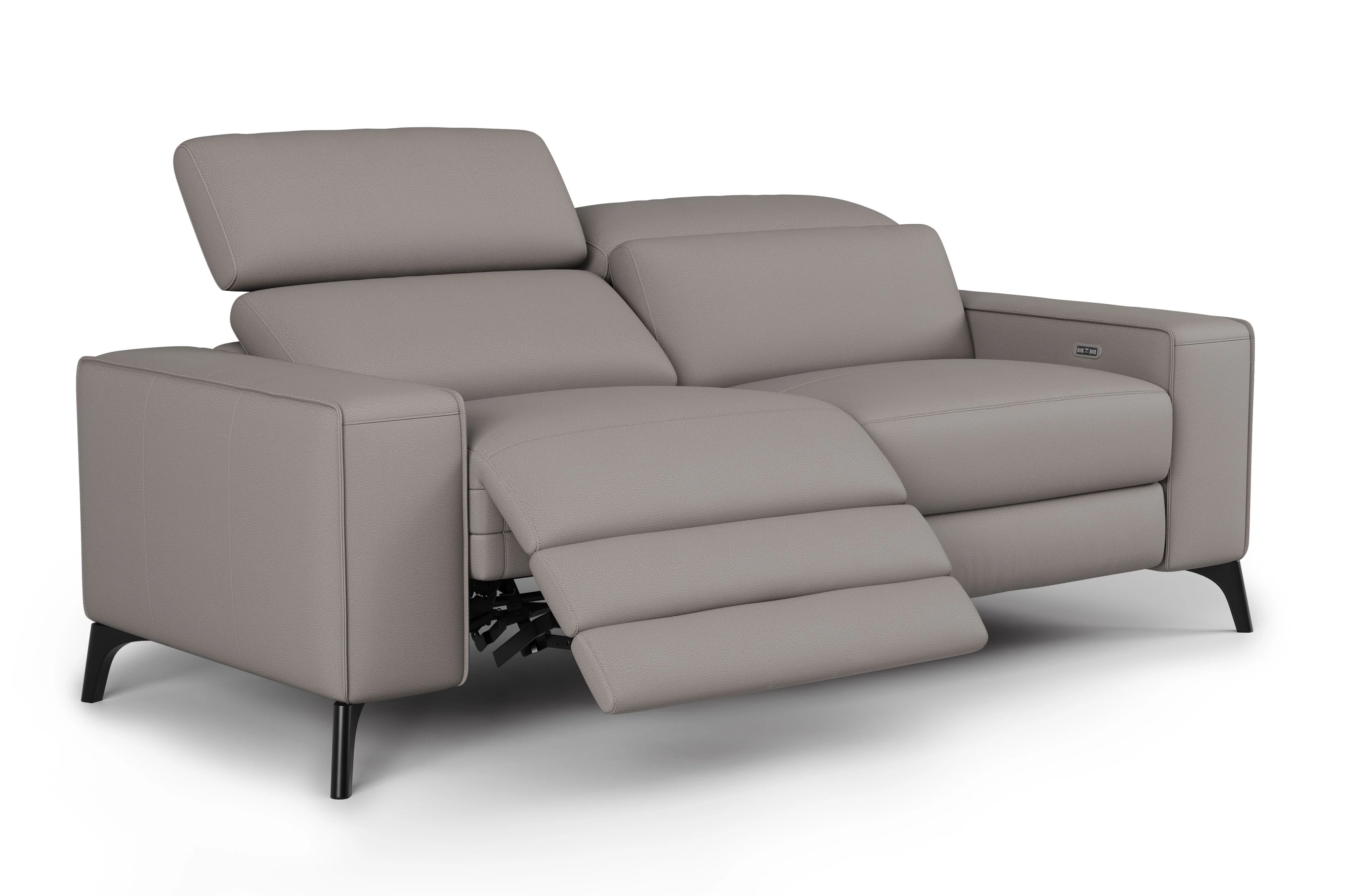Esther Leather Dual Recliner Lounge - Image 55