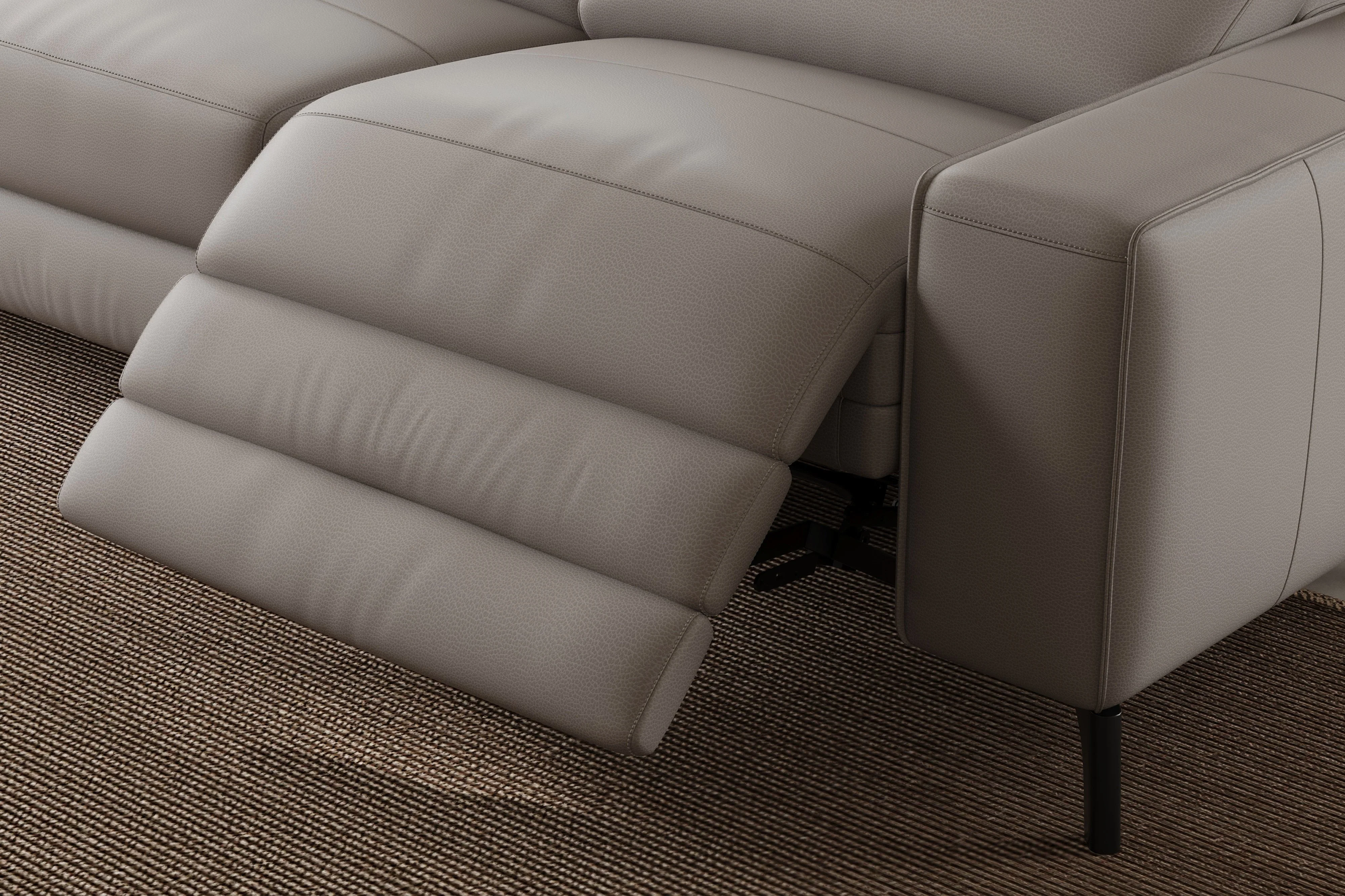 Esther Leather Dual Recliner Lounge - Image 60
