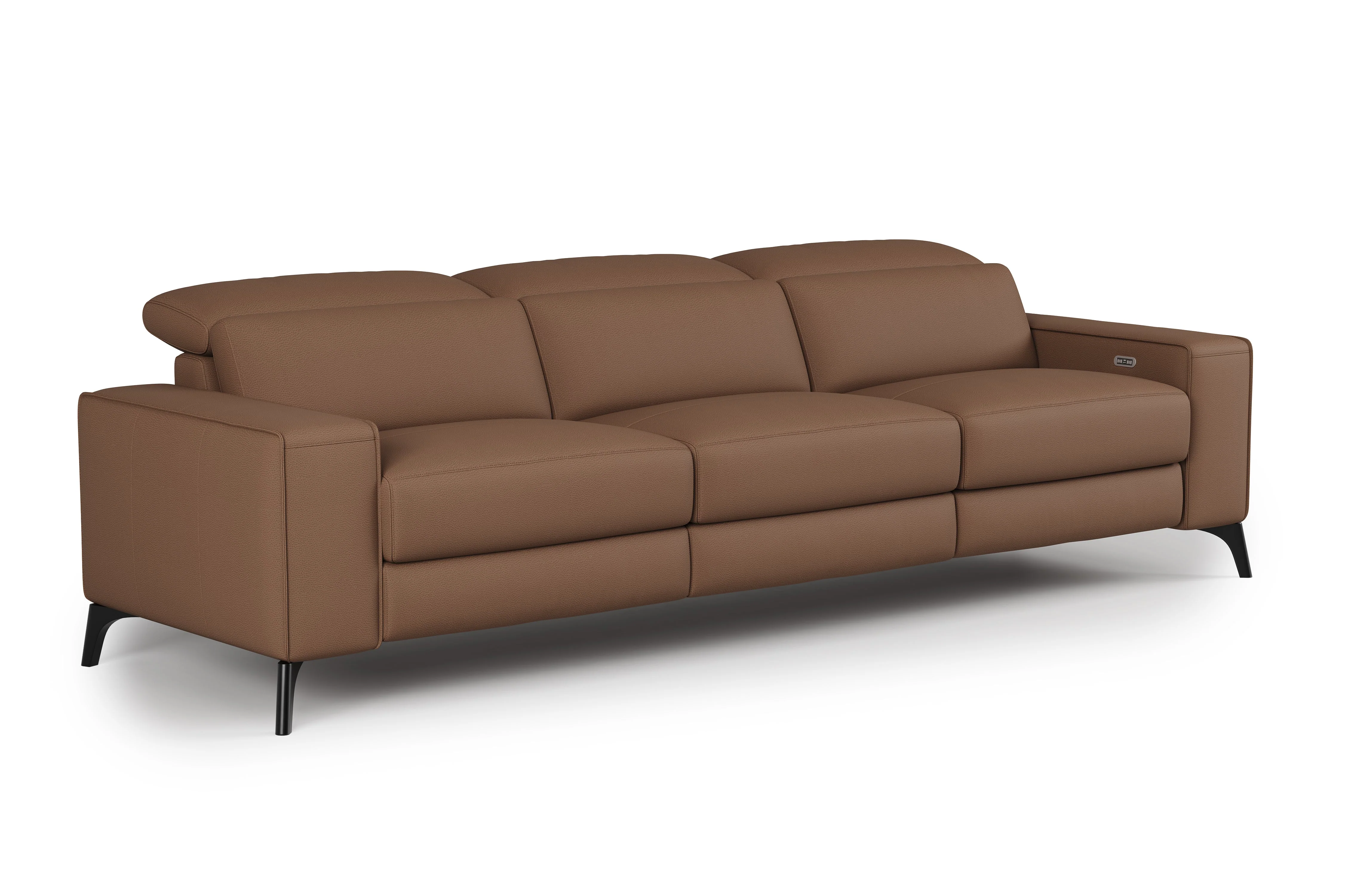 Esther Leather Dual Recliner Lounge - Image 73