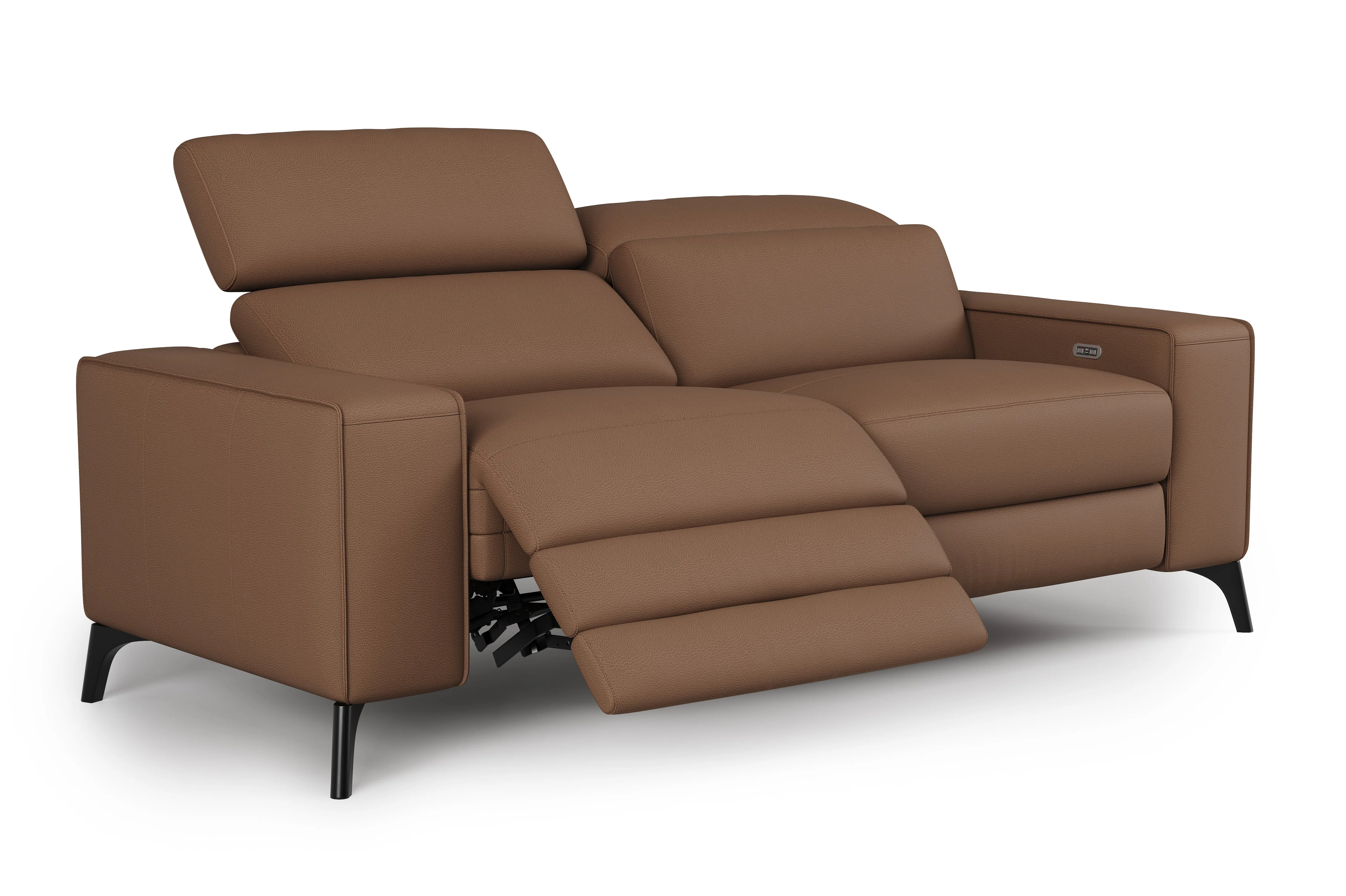 Esther Leather Dual Recliner Lounge - Image 77