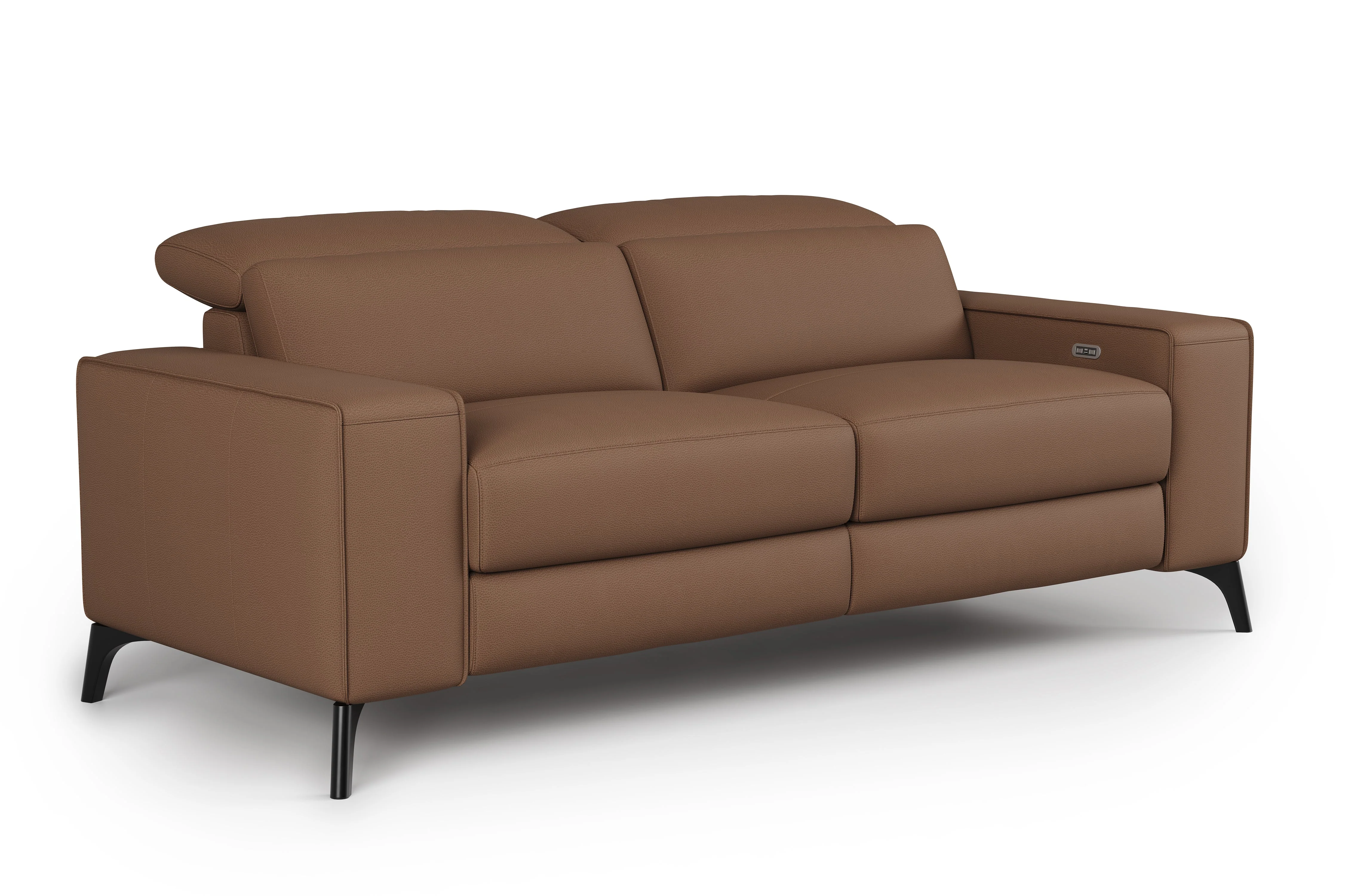 Esther Leather Dual Recliner Lounge - Image 83