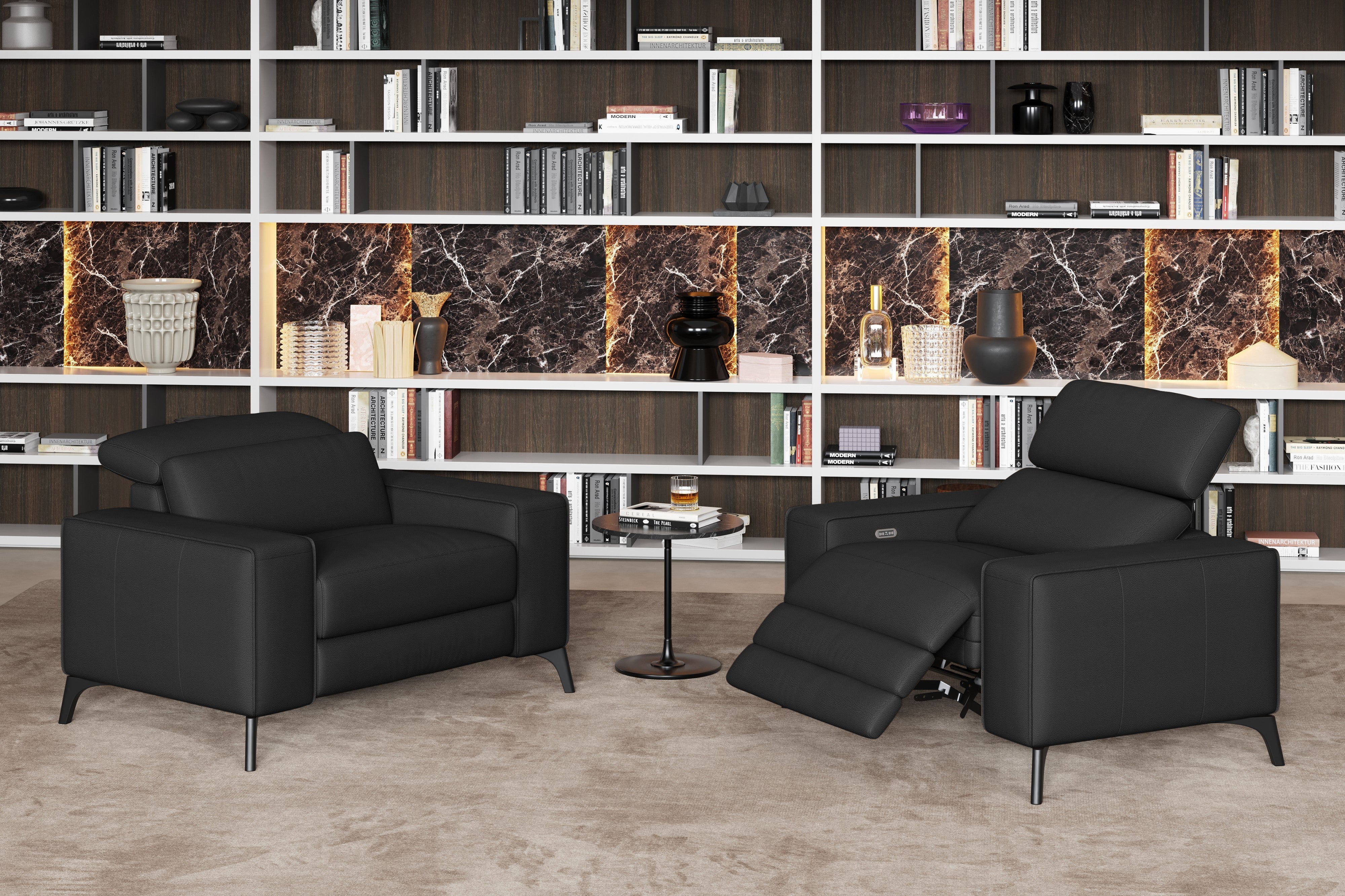 Esther Leather Recliner Chair - Image 11