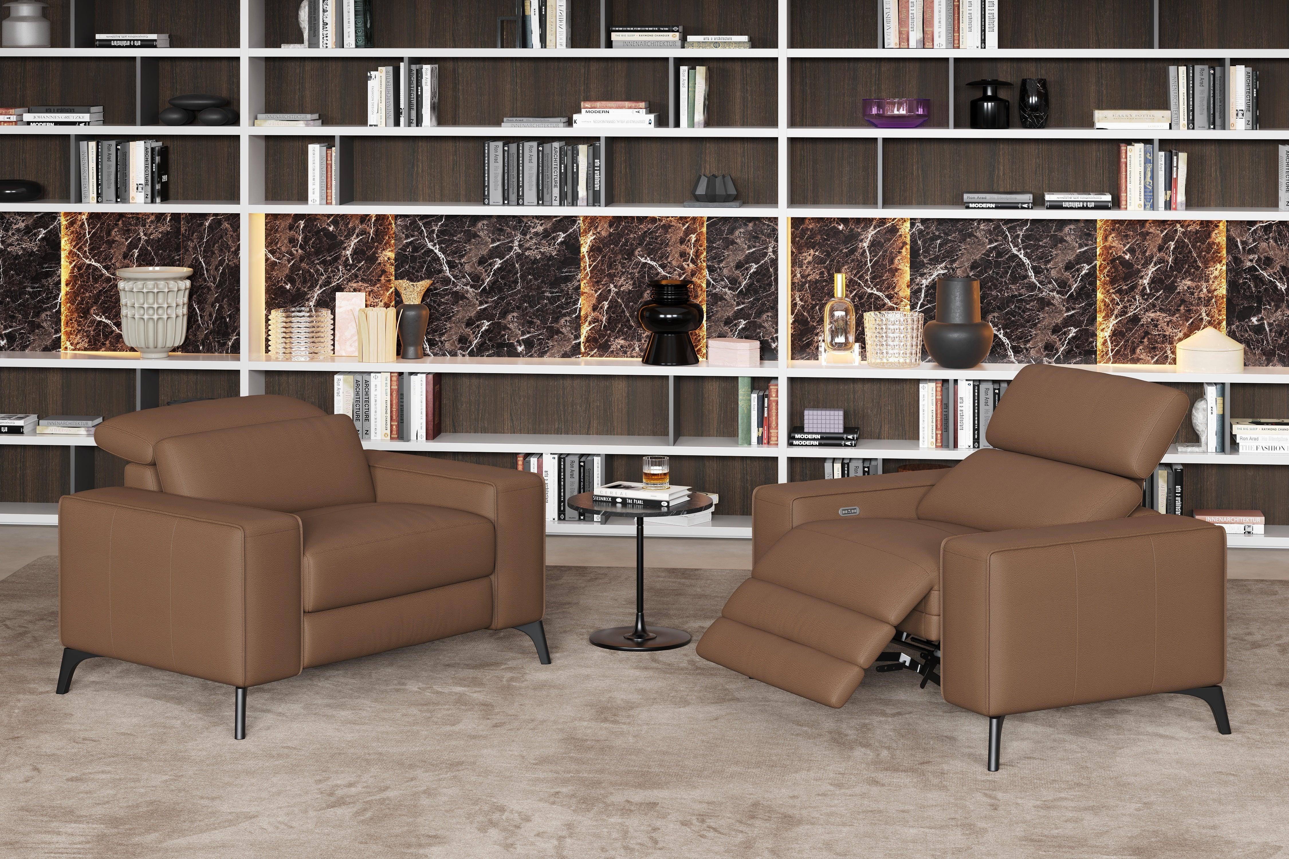 Esther Leather Recliner Chair - Image 27