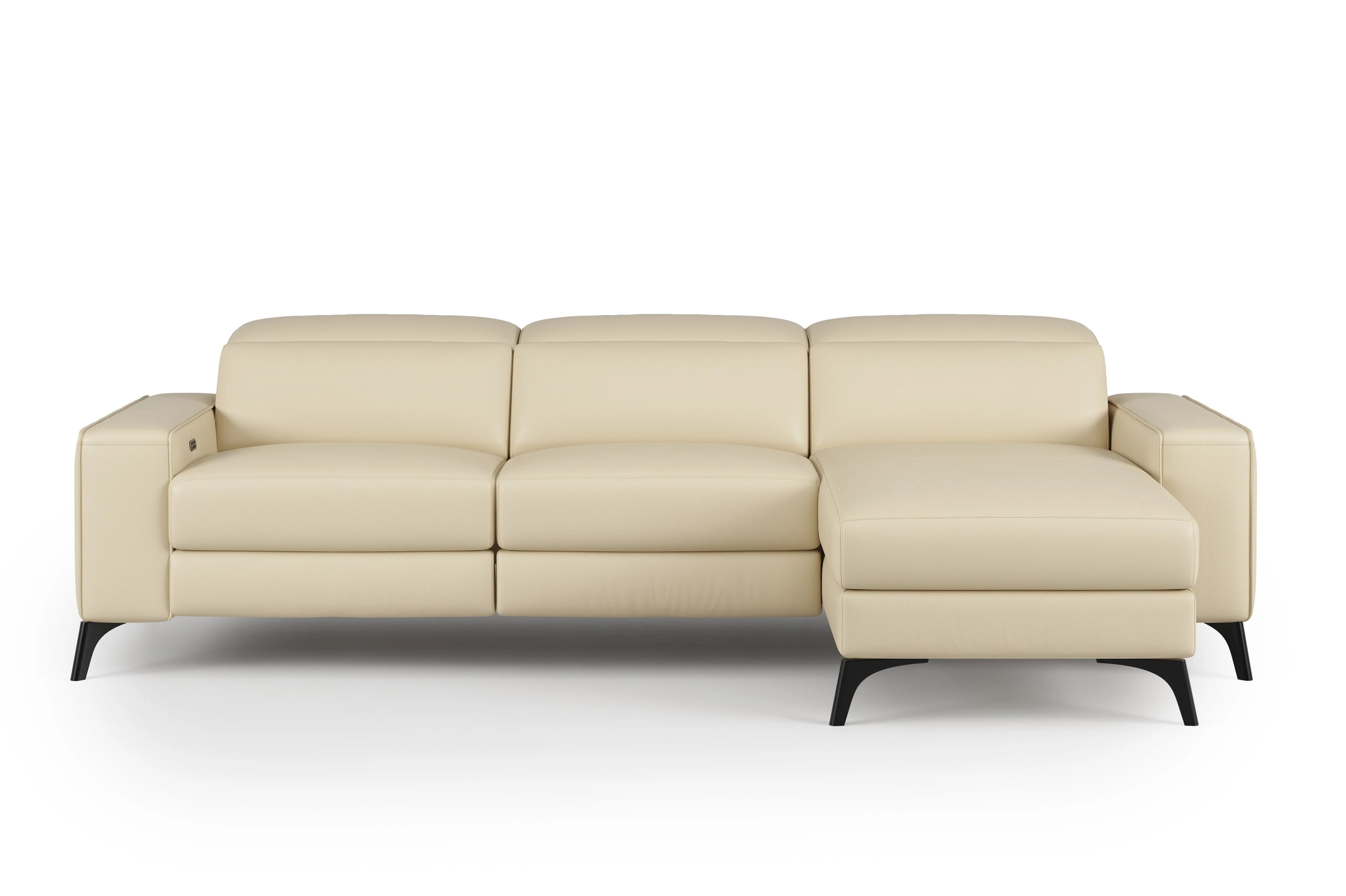 Esther Leather Recliner Sectional Lounge - Image 22