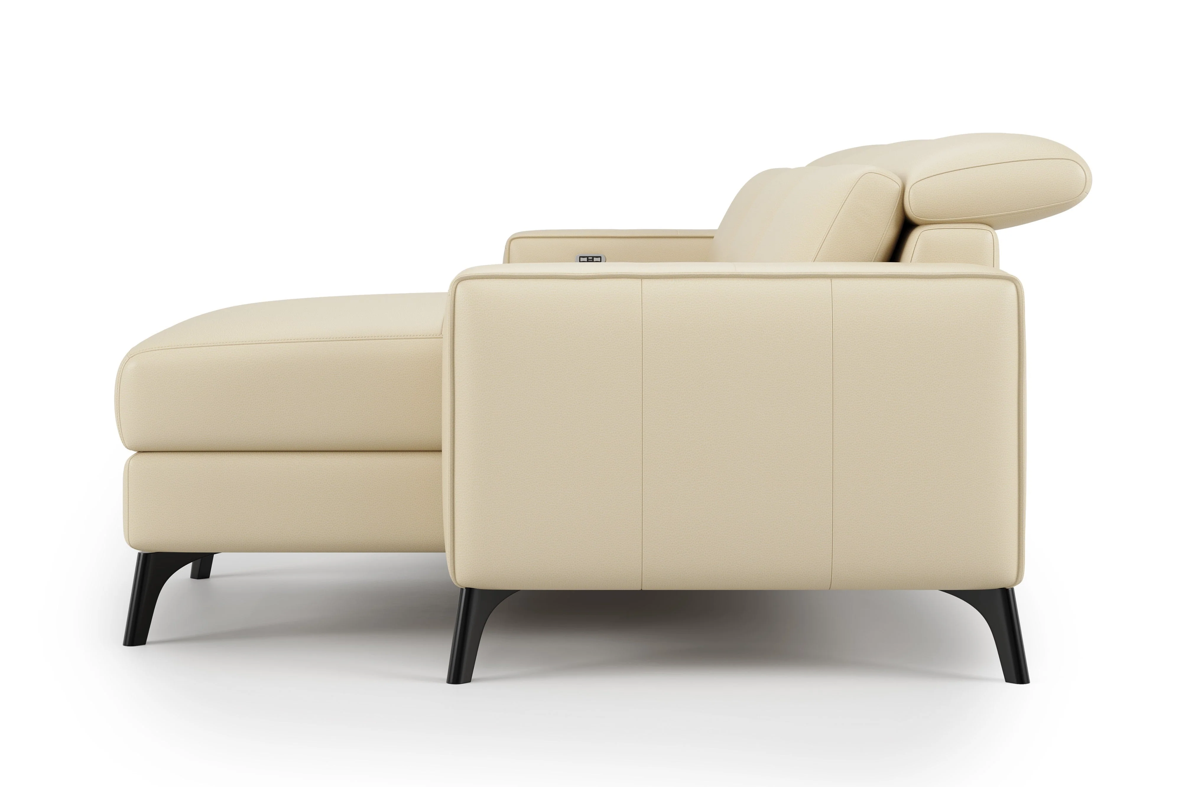 Esther Leather Recliner Sectional Lounge - Image 23