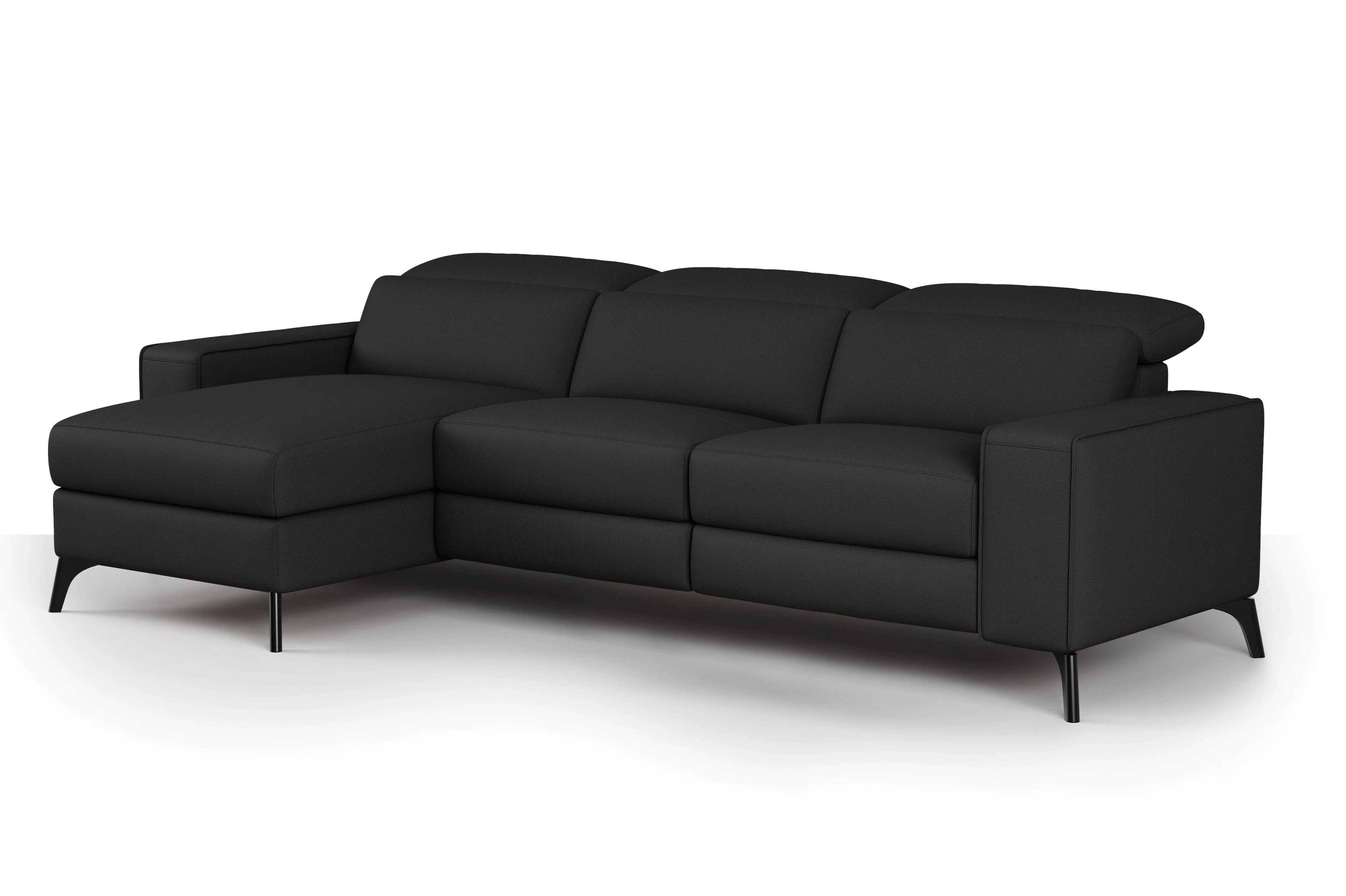 Esther Leather Recliner Sectional Lounge - Image 33