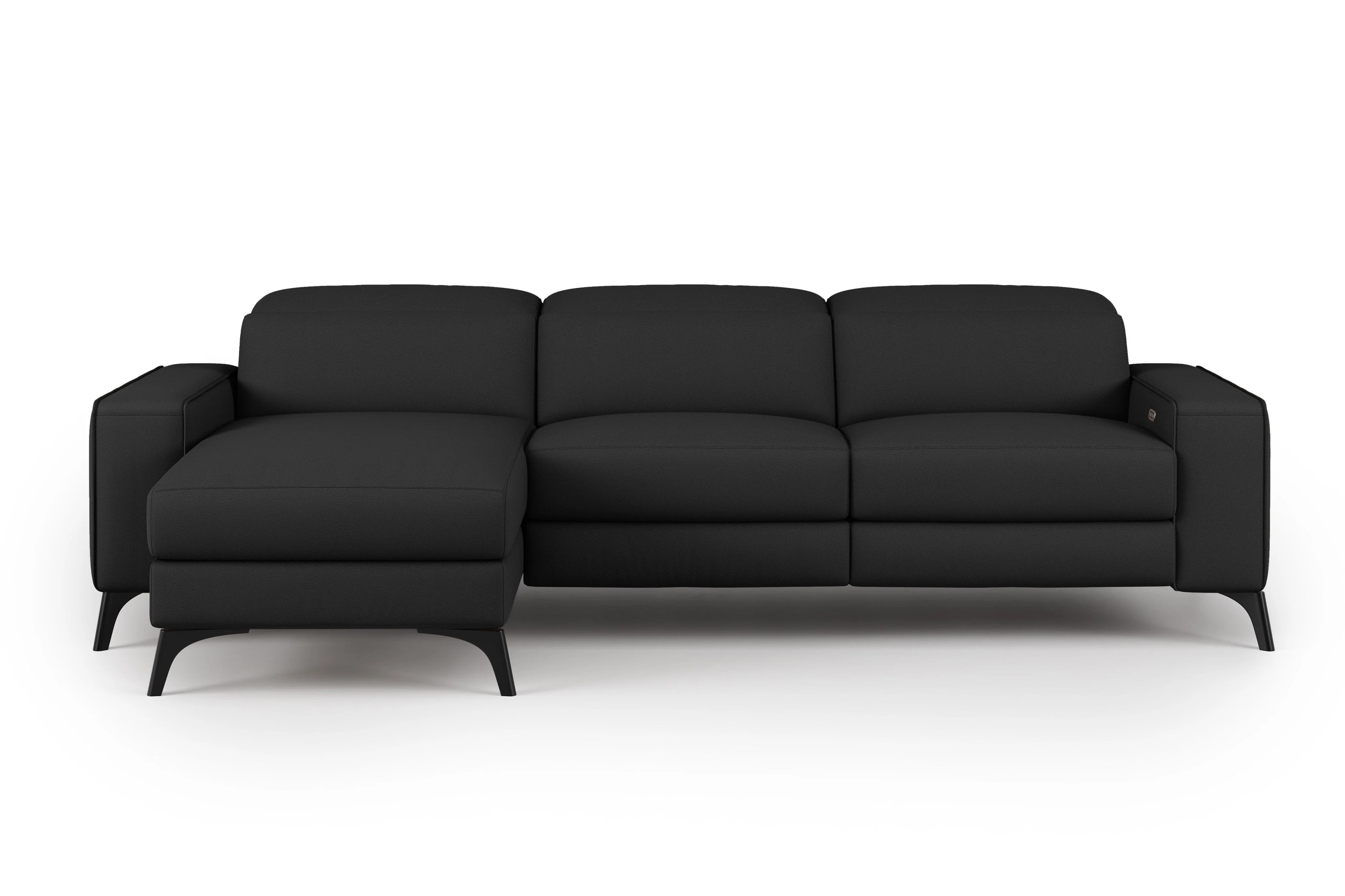 Esther Leather Recliner Sectional Lounge - Image 34