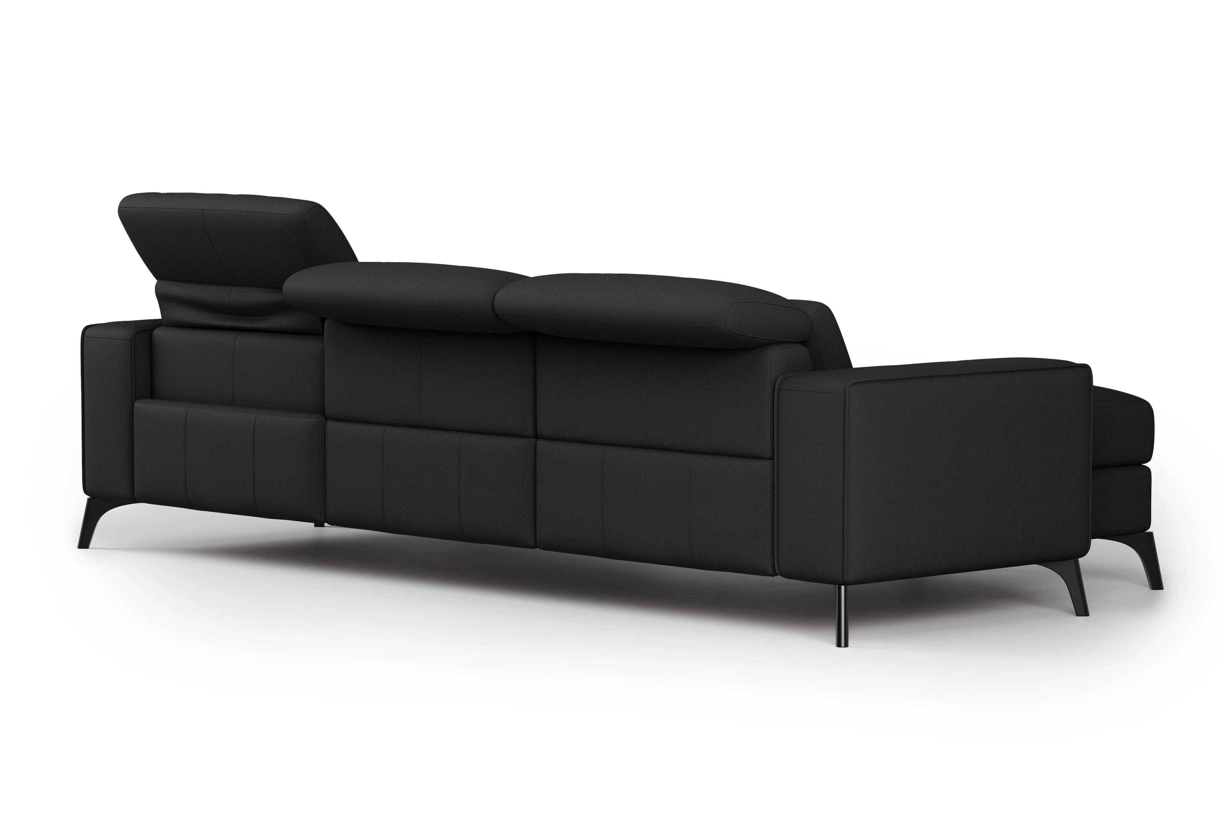 Esther Leather Recliner Sectional Lounge - Image 35