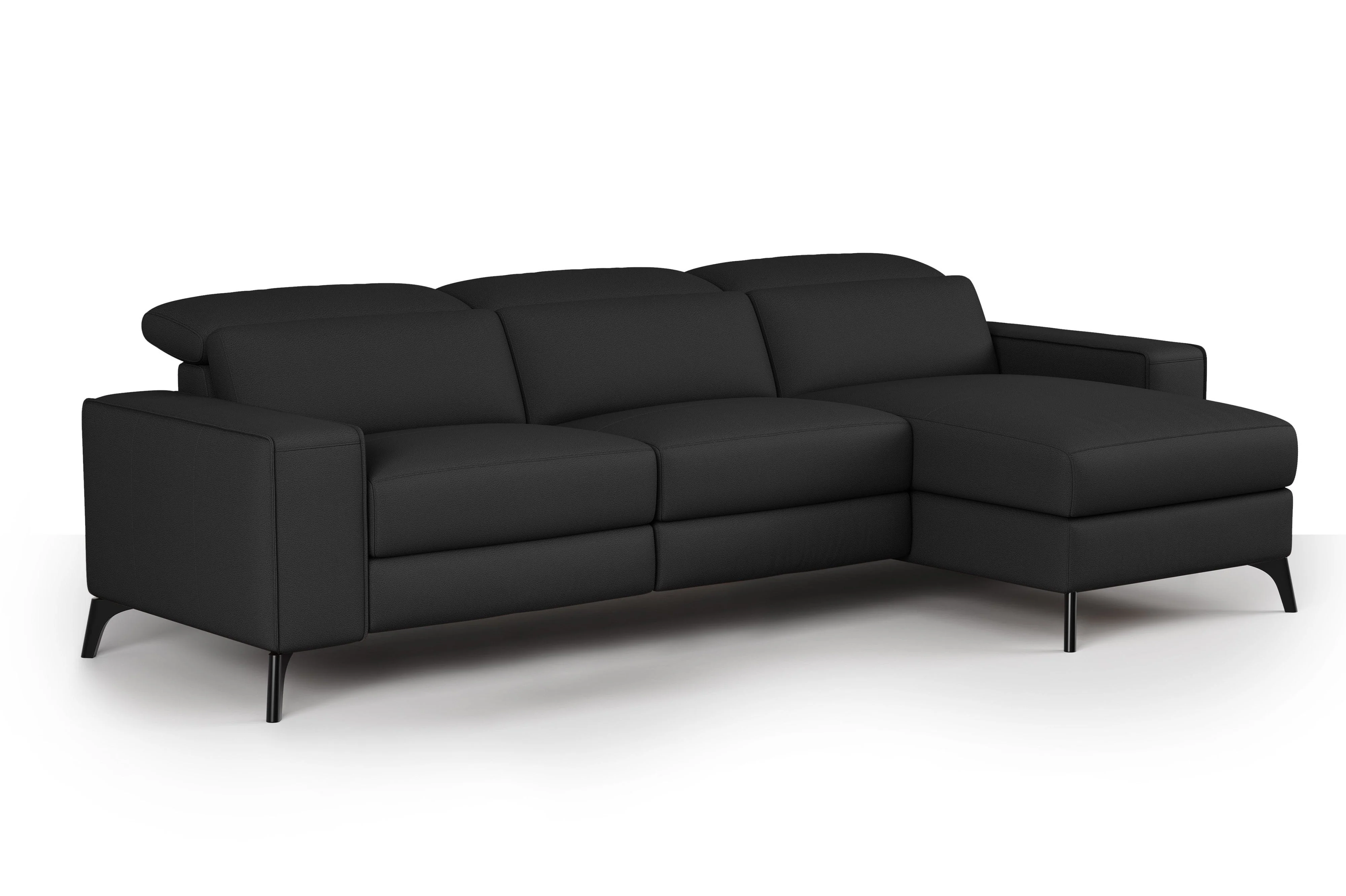 Esther Leather Recliner Sectional Lounge - Image 44