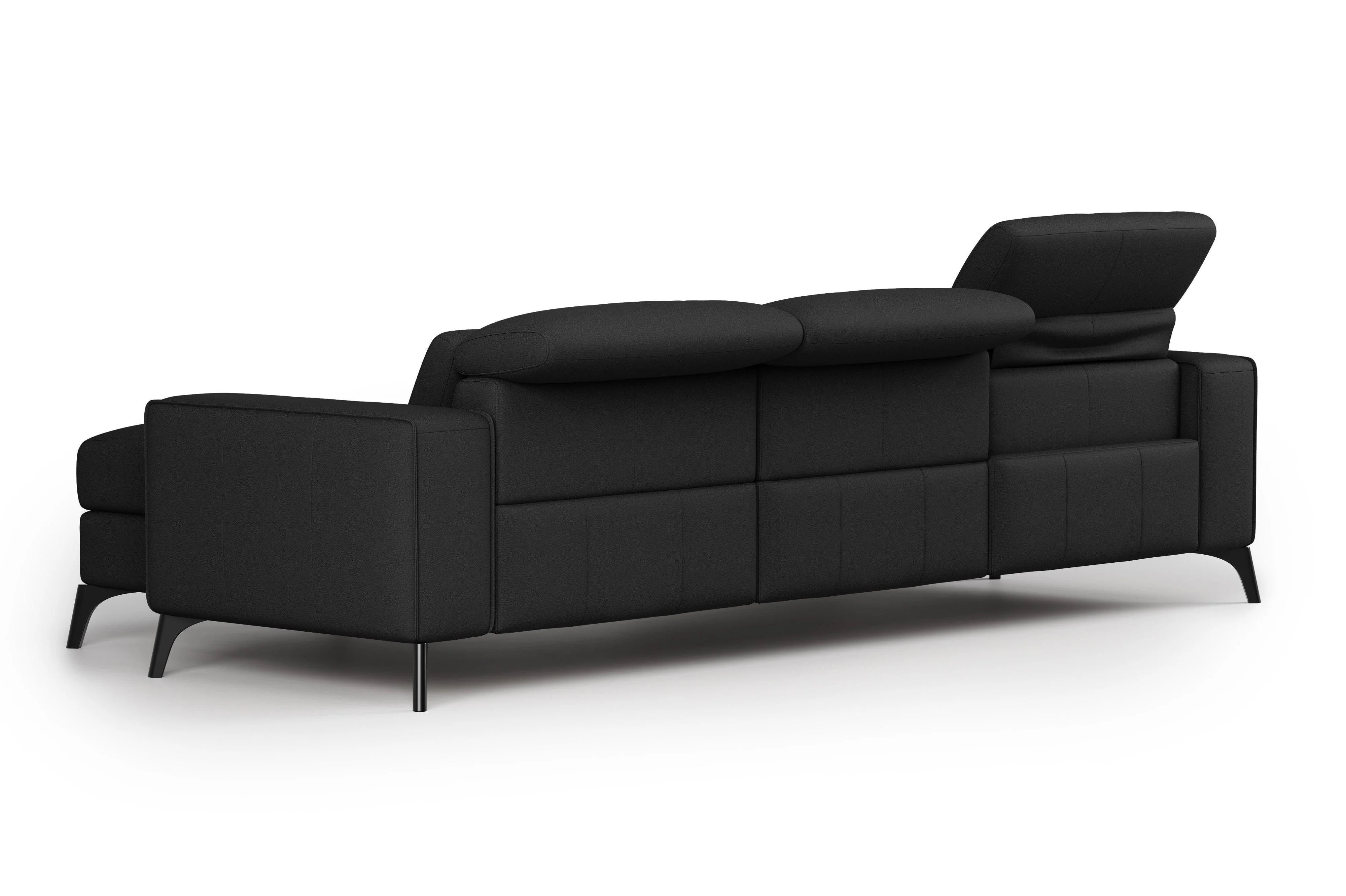 Esther Leather Recliner Sectional Lounge - Image 46