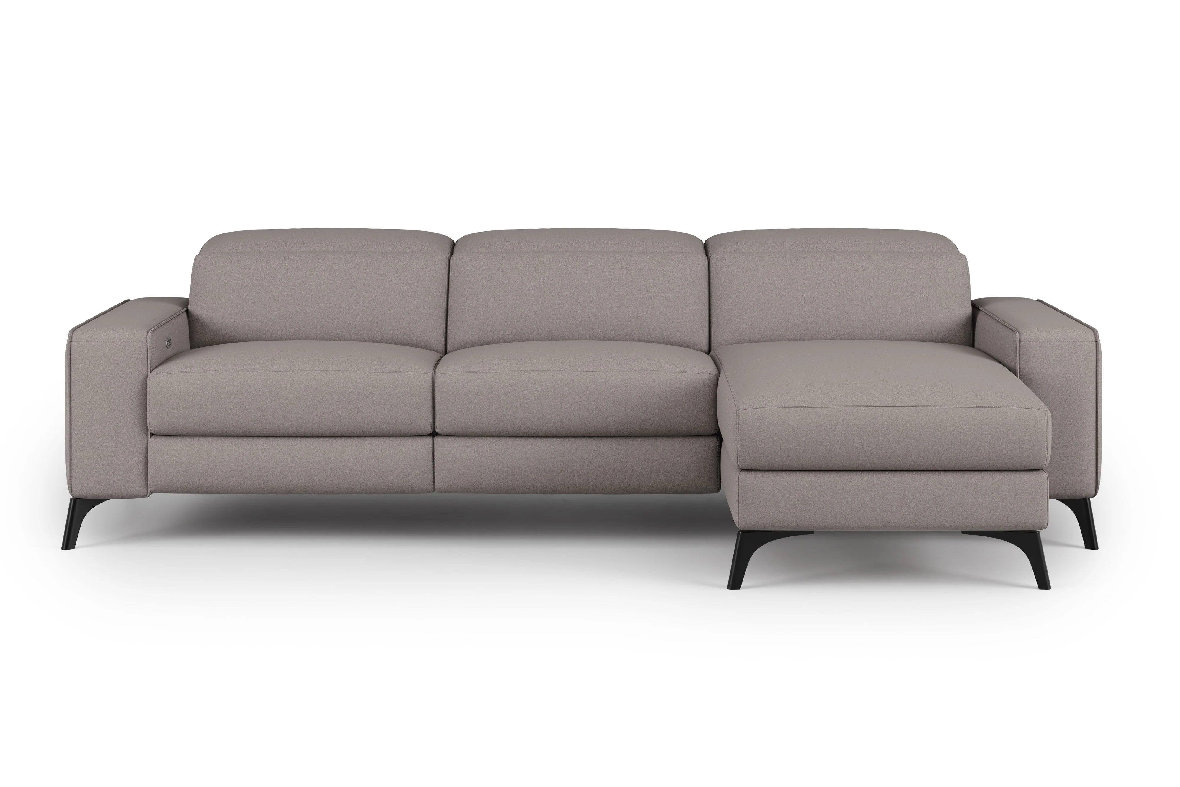 Esther Leather Recliner Sectional Lounge - Image 67