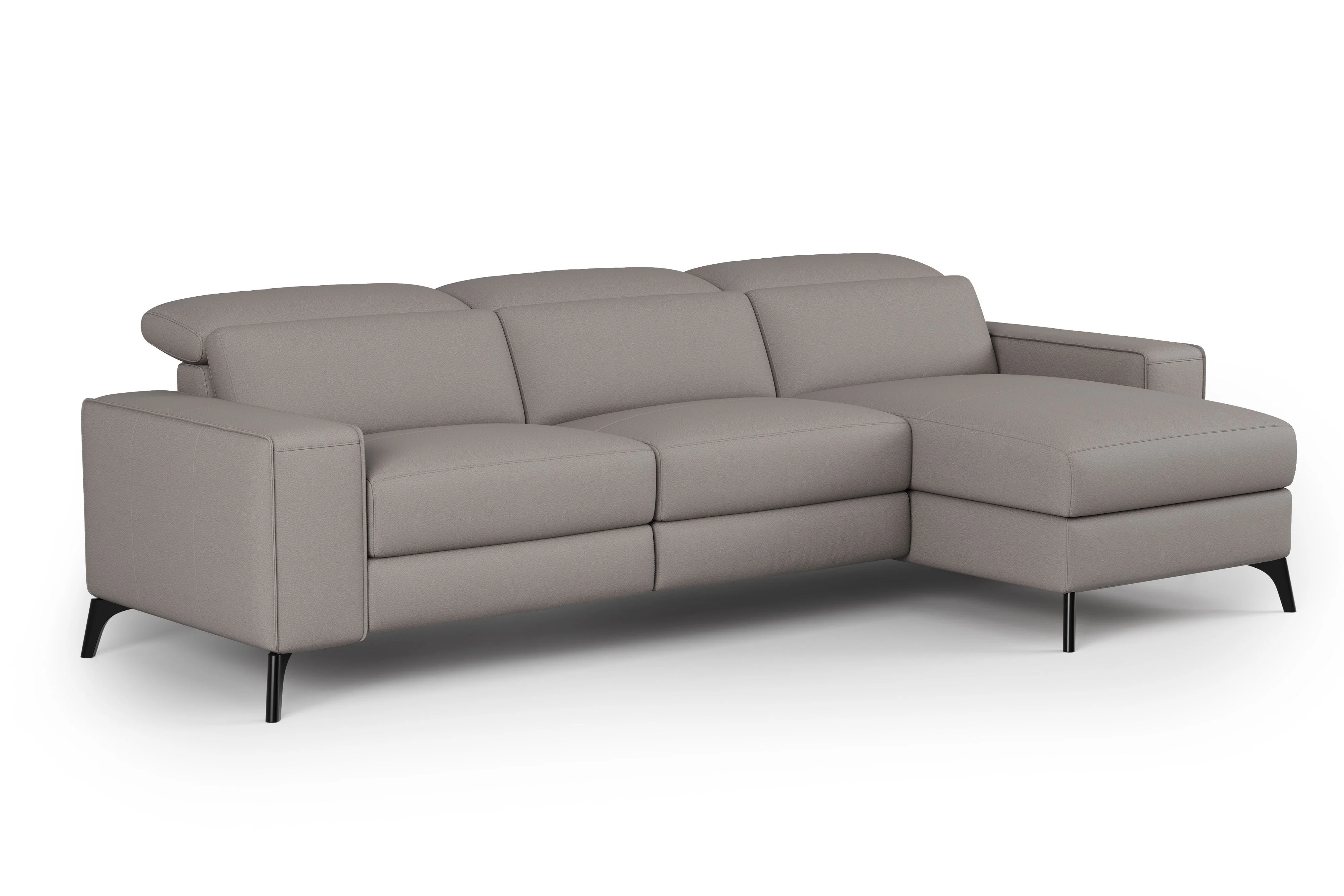 Esther Leather Recliner Sectional Lounge - Image 70