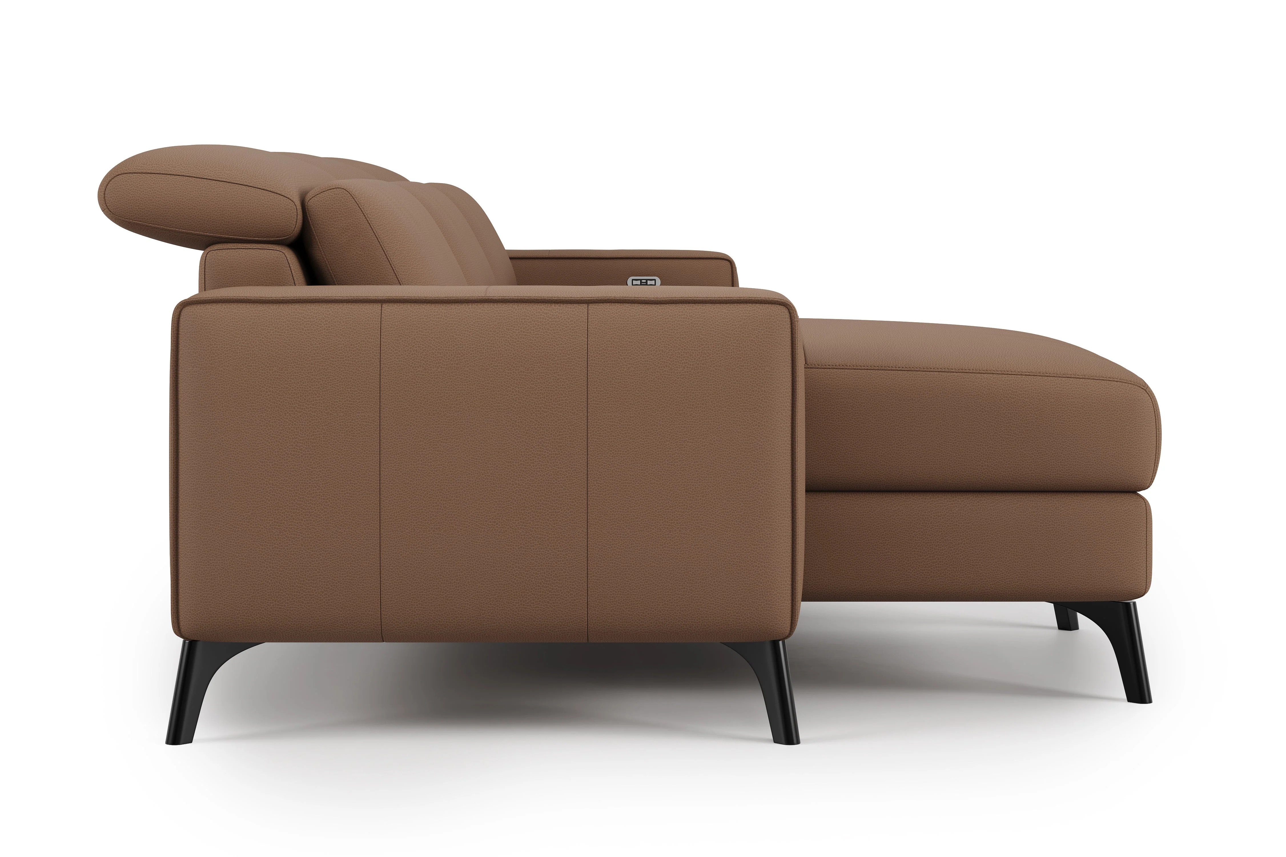 Esther Leather Recliner Sectional Lounge - Image 81