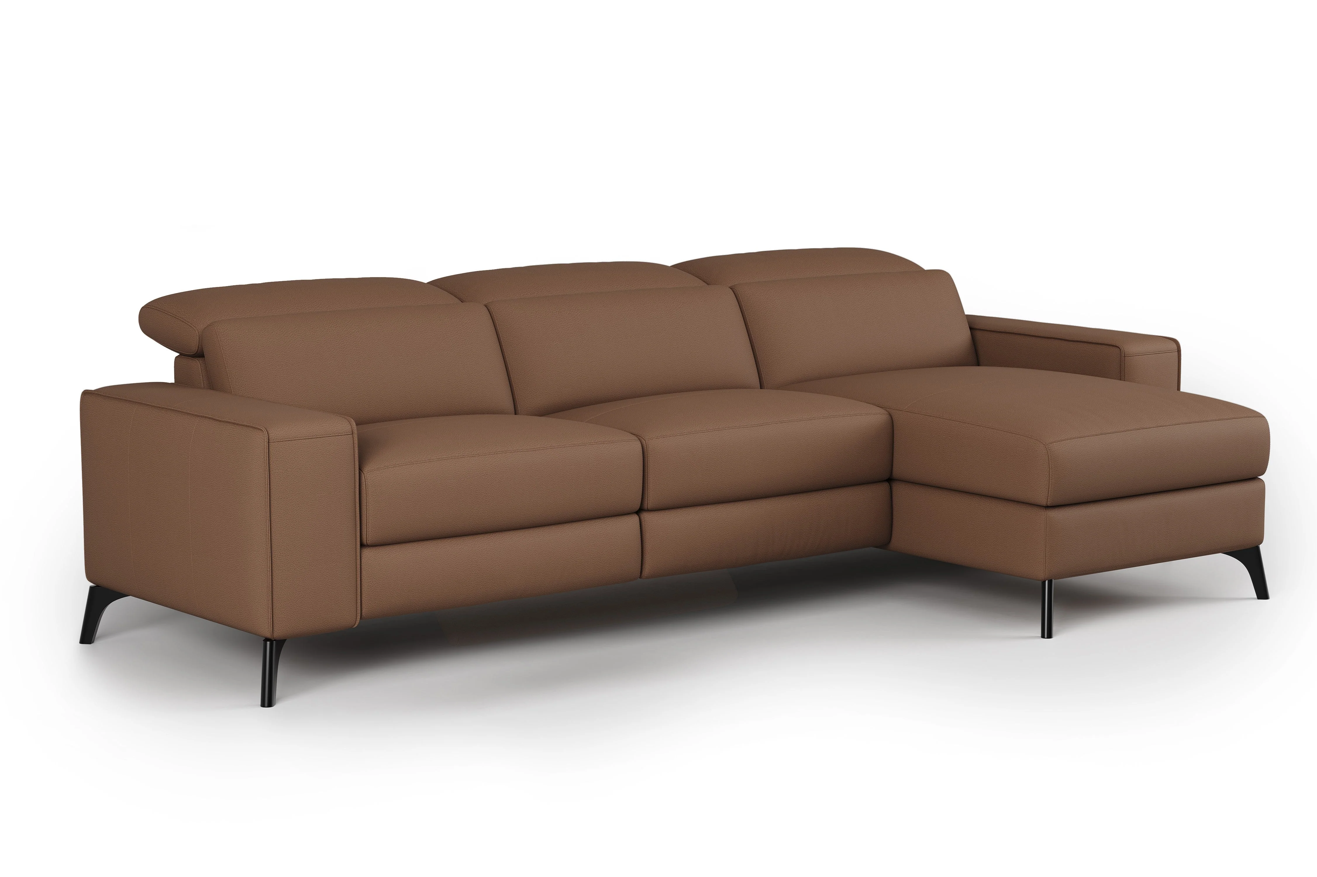 Esther Leather Recliner Sectional Lounge - Image 91