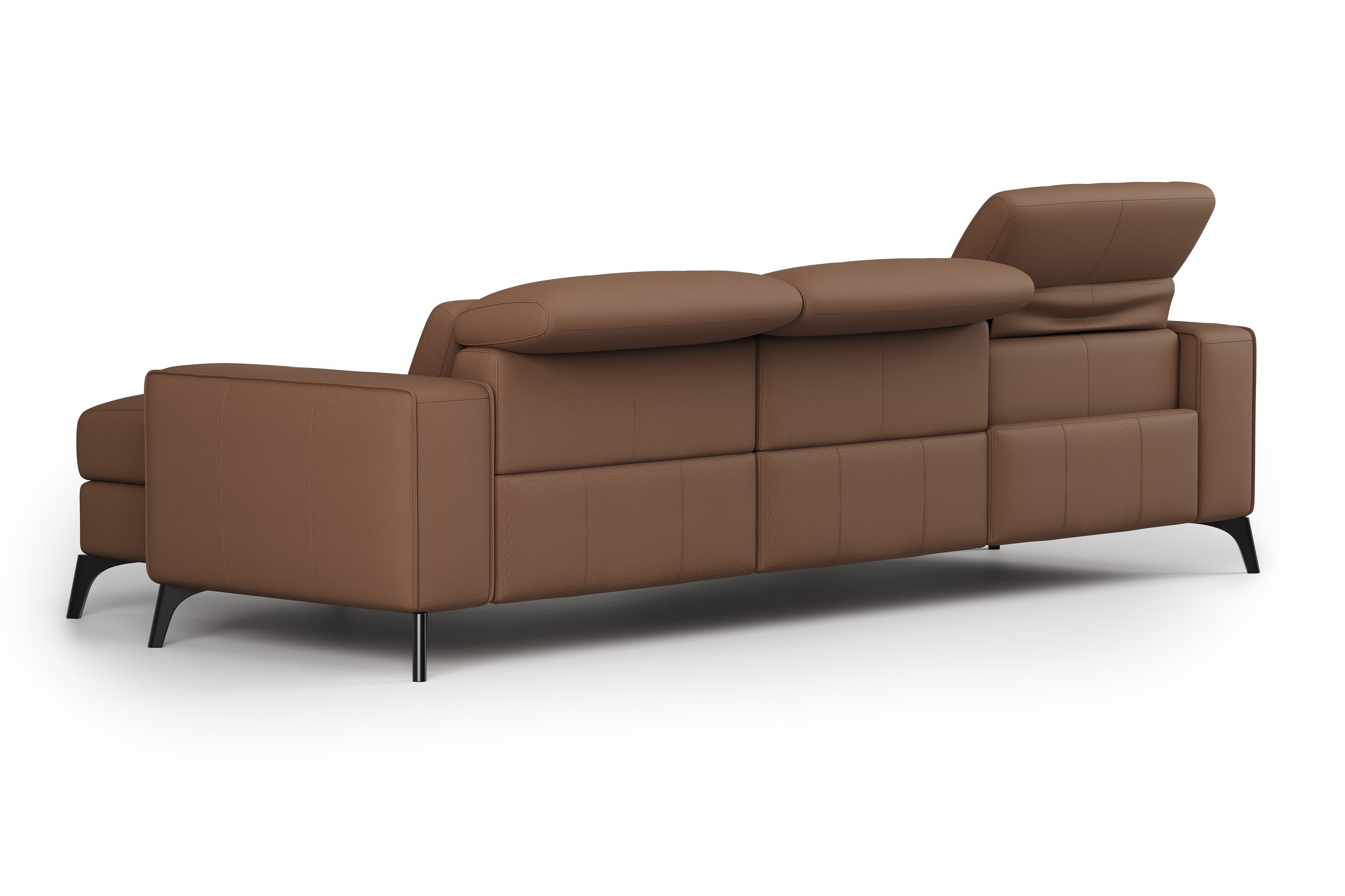 Esther Leather Recliner Sectional Lounge - Image 94