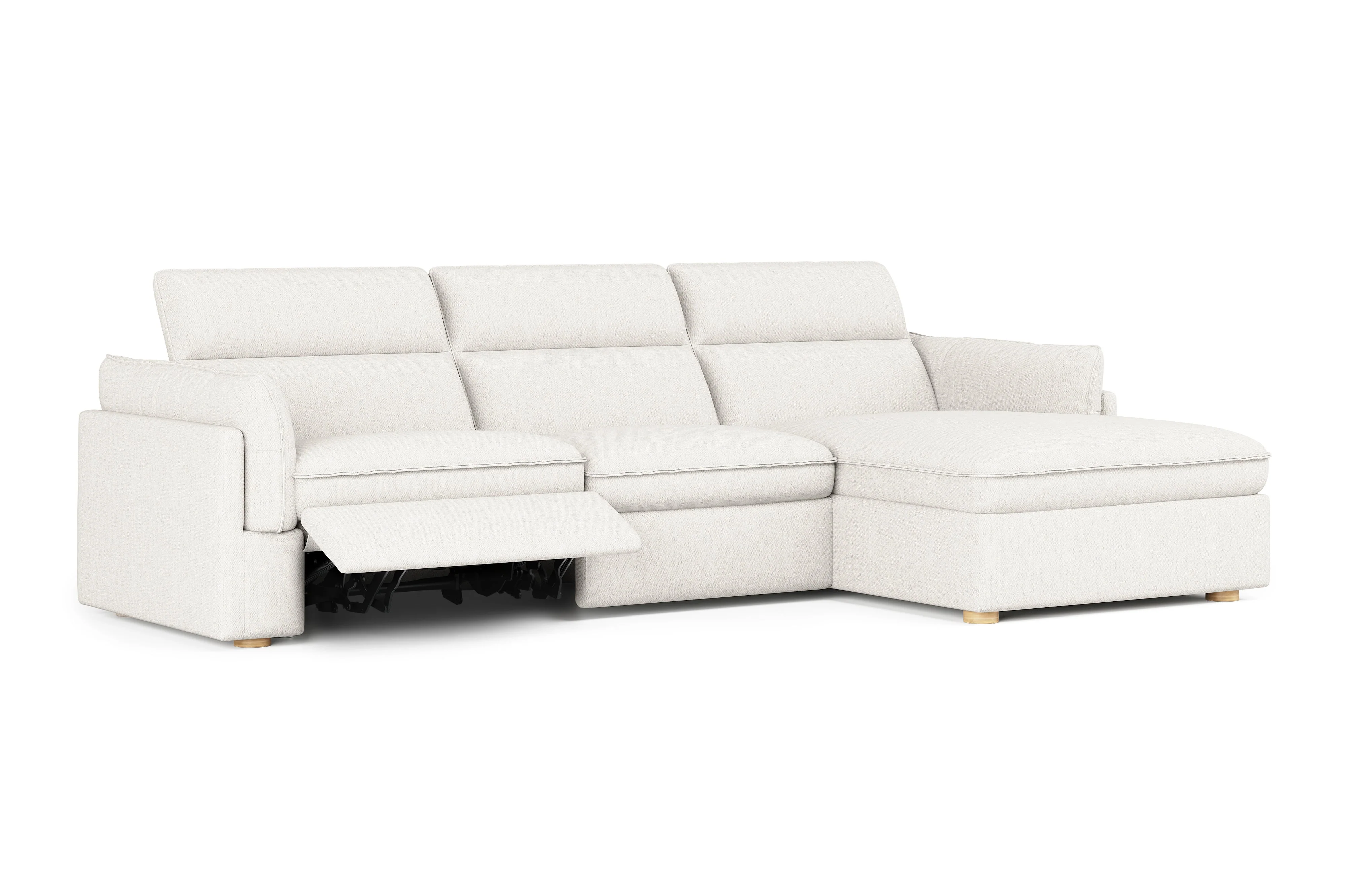 Fernanda Fabric Recliner Sectional Lounge - Image 11