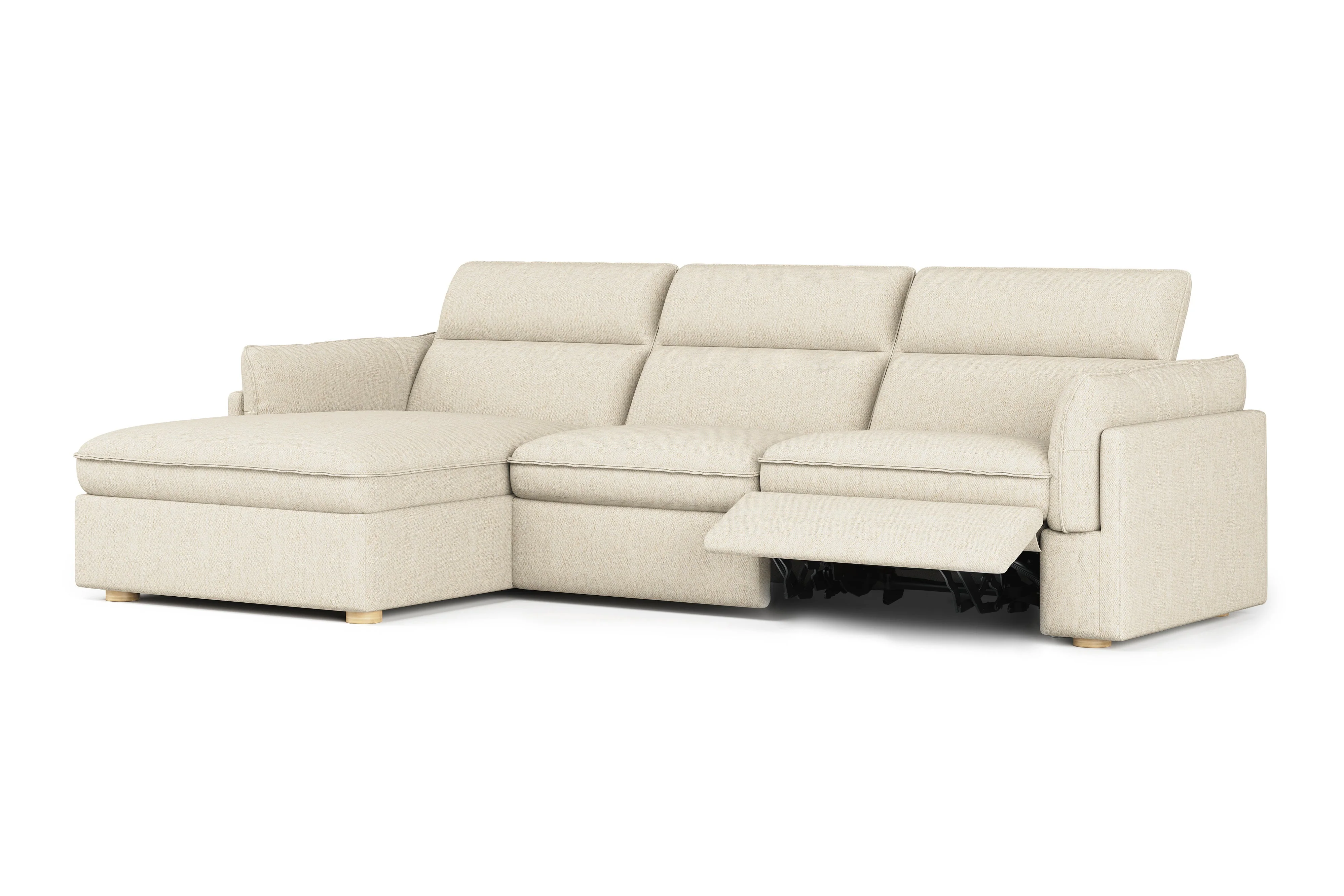 Fernanda Fabric Recliner Sectional Lounge - Image 19