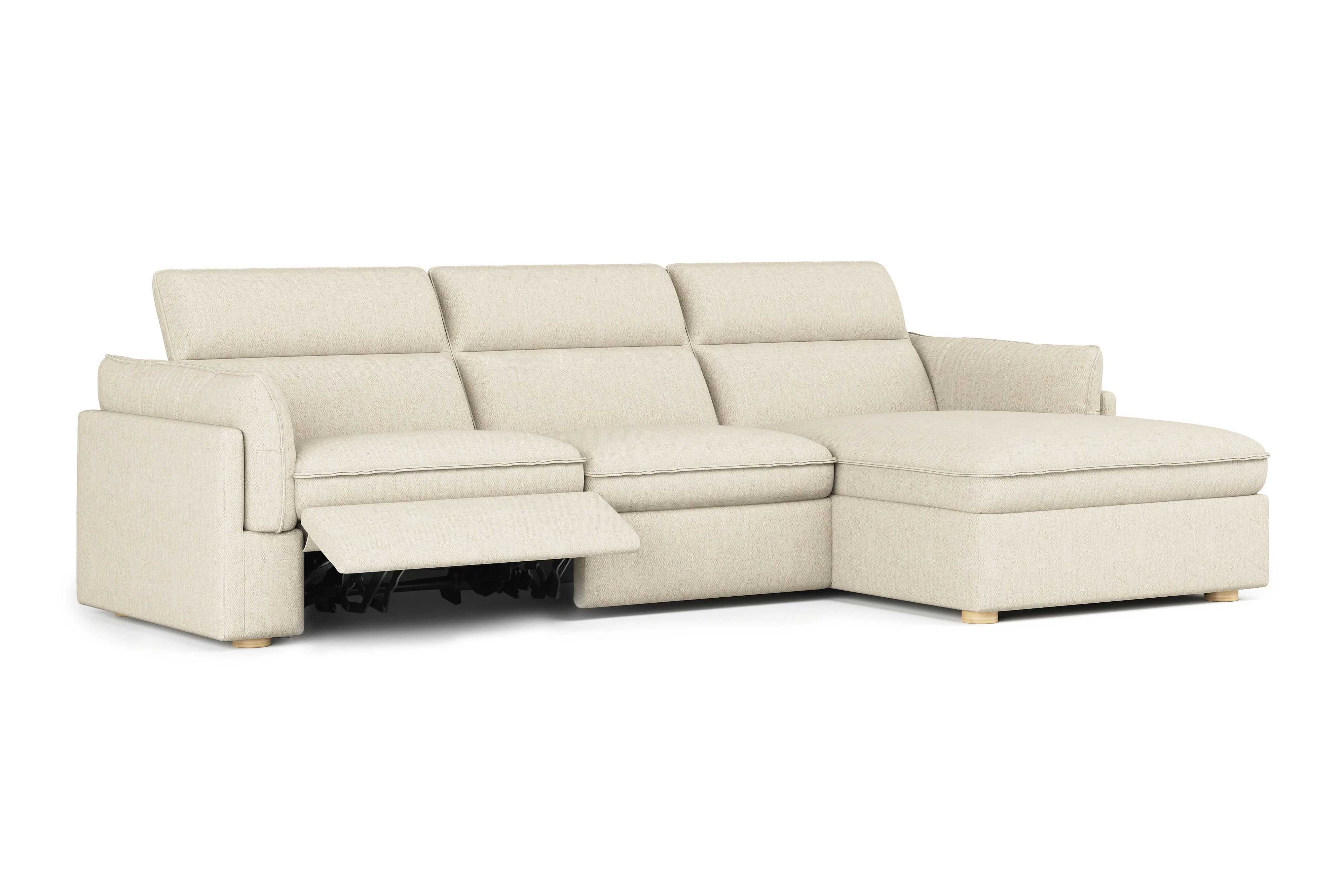 Fernanda Fabric Recliner Sectional Lounge - Image 28