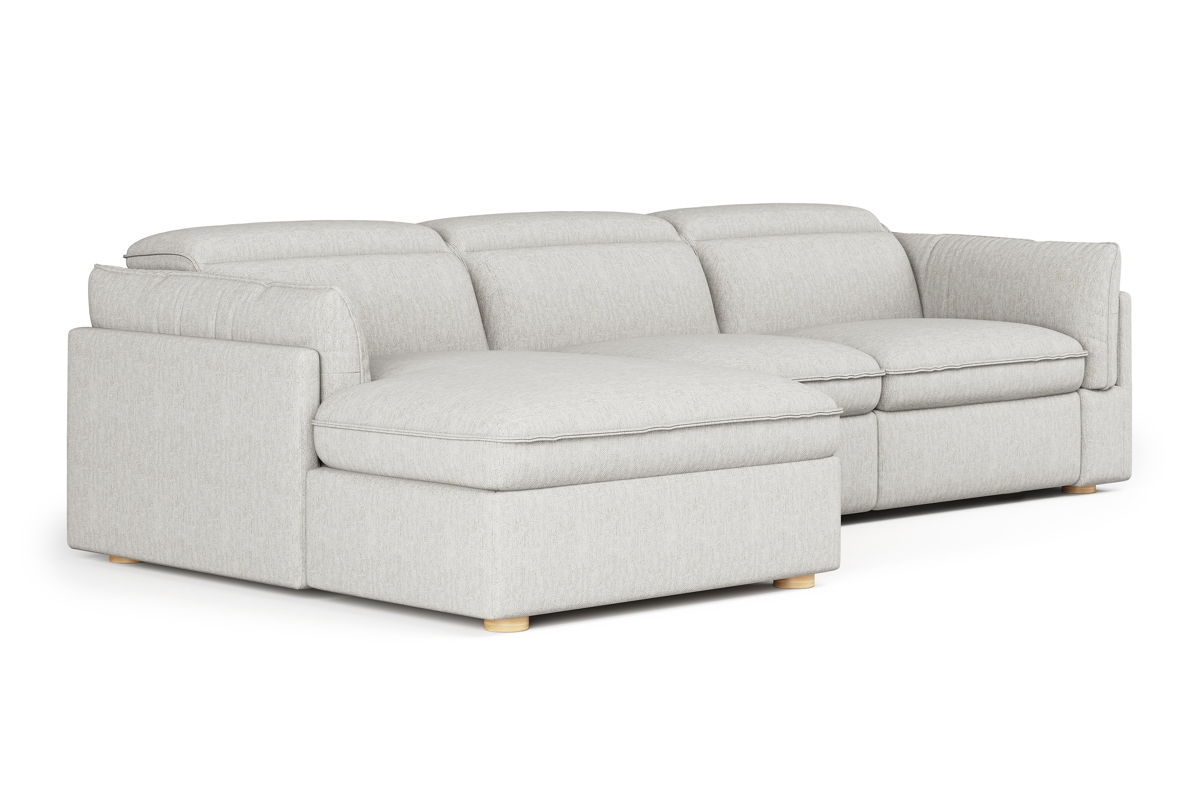 Fernanda Fabric Recliner Sectional Lounge - Image 44
