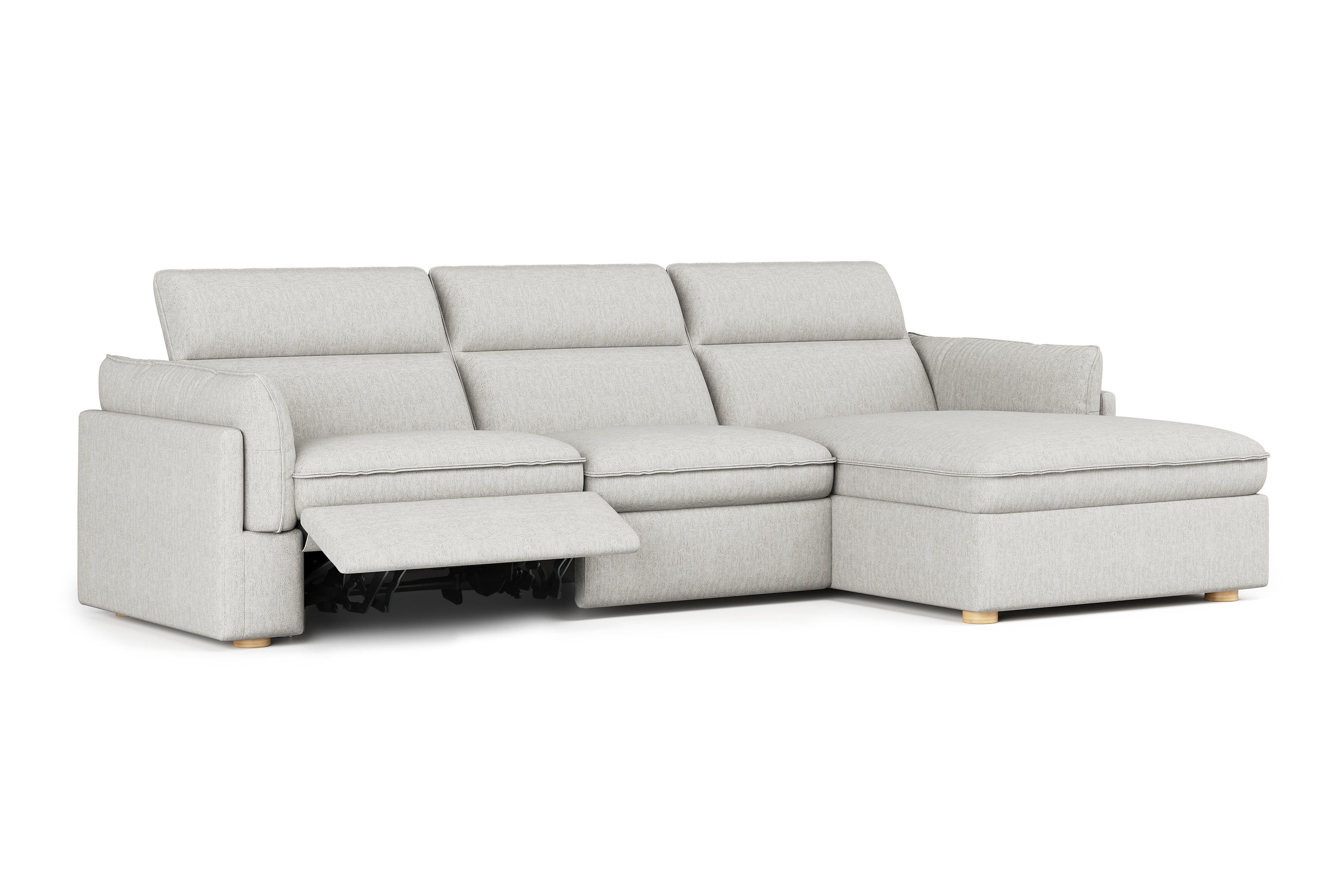 Fernanda Fabric Recliner Sectional Lounge - Image 46