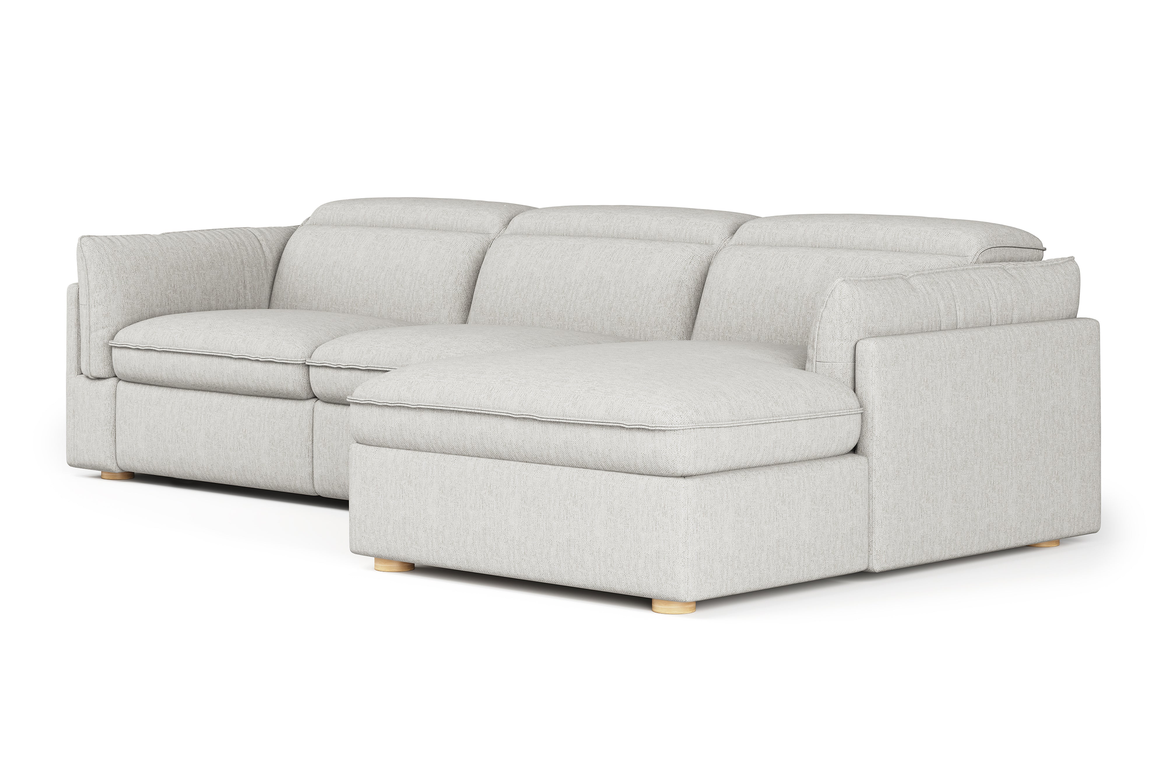 Fernanda Fabric Recliner Sectional Lounge - Image 53