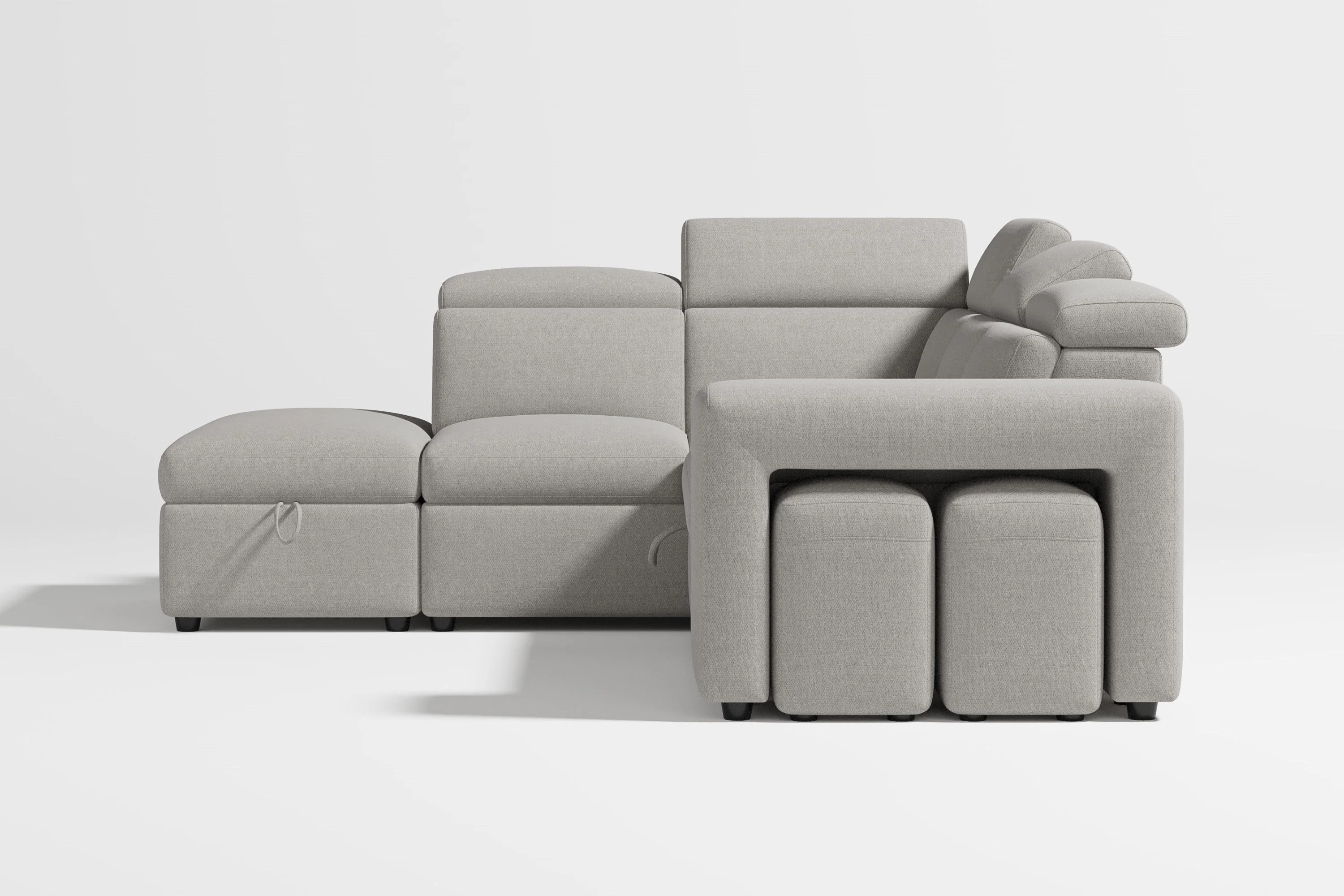 Finn Fabric Sectional Lounge Bed - Image 10