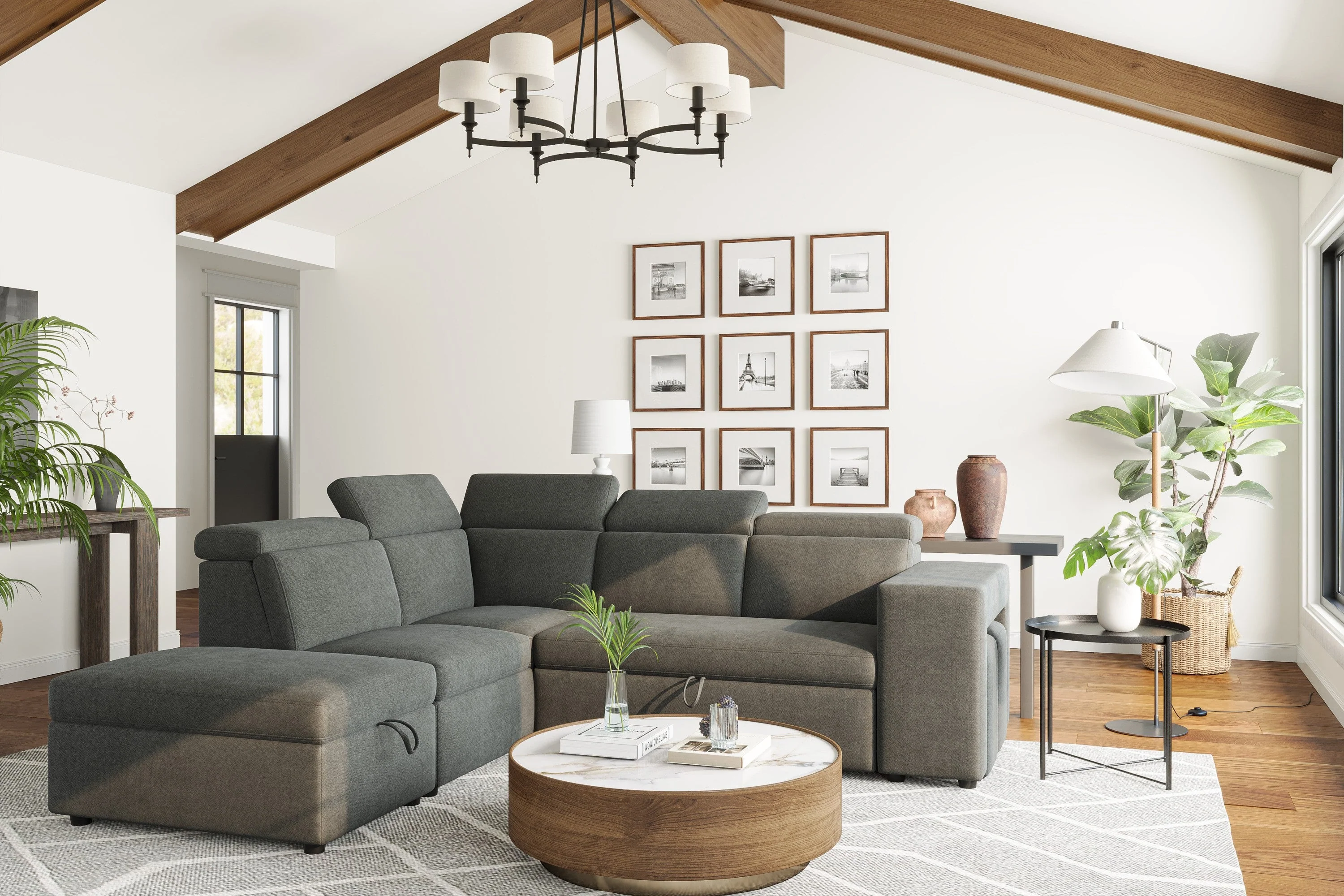 Finn Fabric Sectional Lounge Bed - Image 26