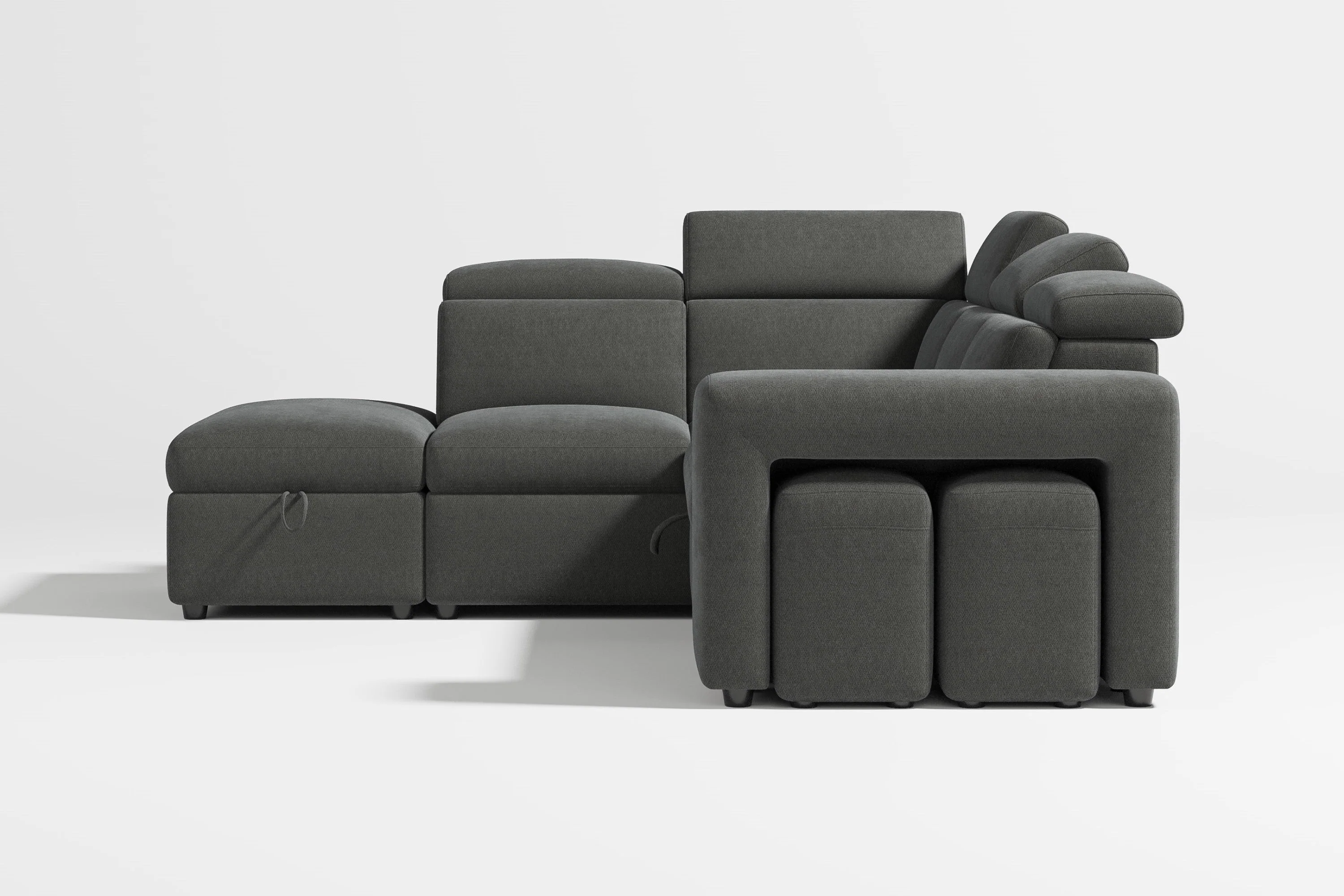 Finn Fabric Sectional Lounge Bed - Image 34