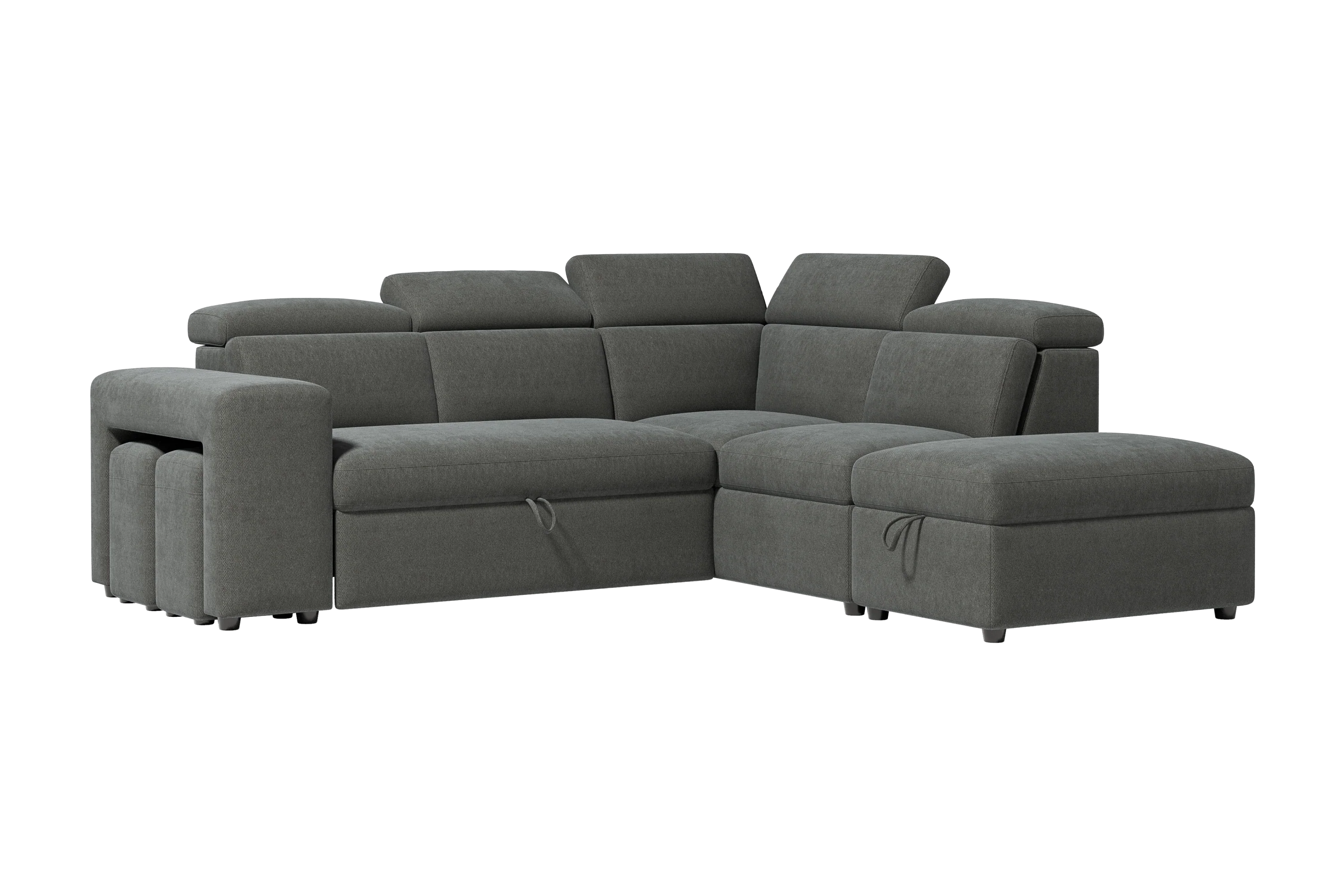 Finn Fabric Sectional Lounge Bed - Image 37
