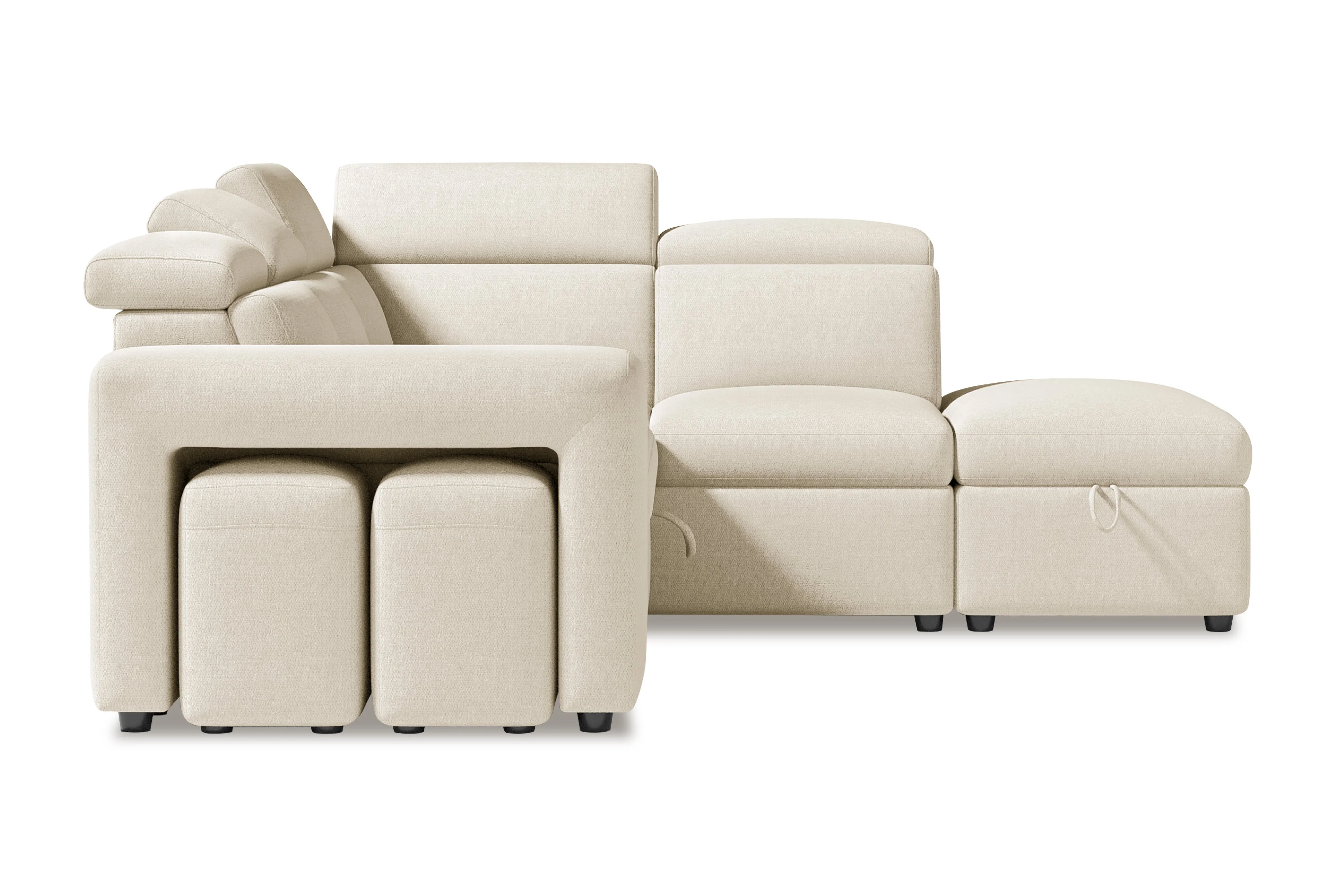 Finn Fabric Sectional Lounge Bed - Image 71