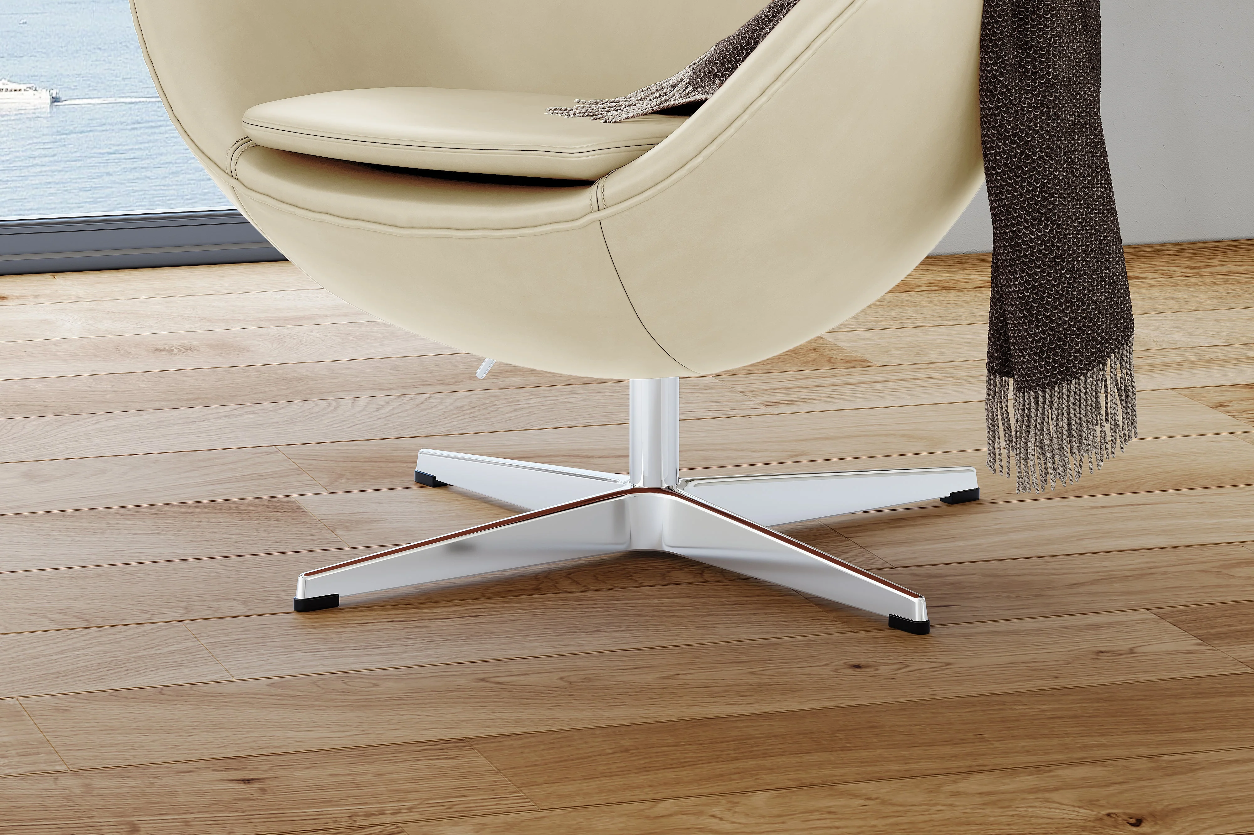 Finola Leather Accent Chair - Image 15
