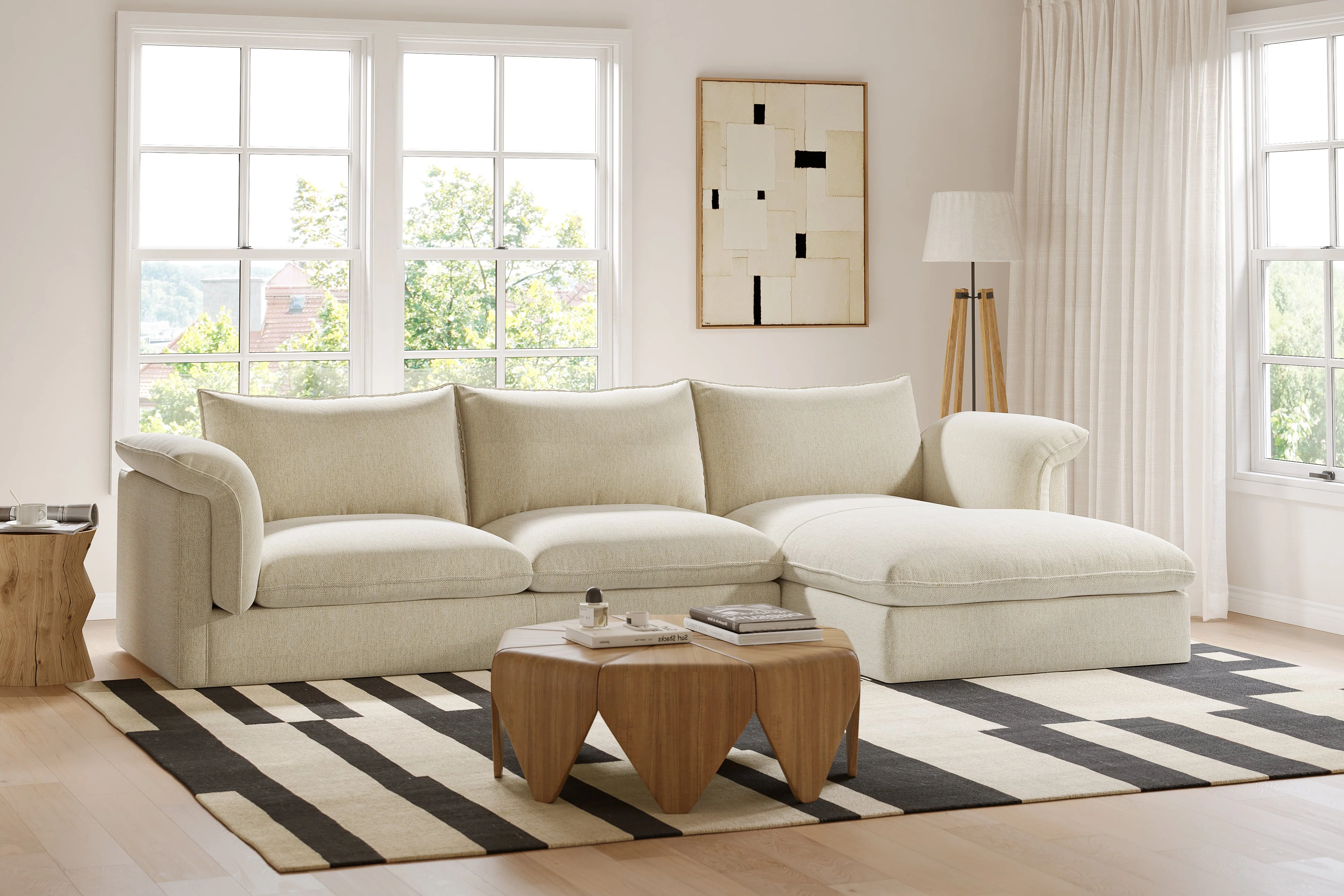 Frederick Fabric Sectional Lounge - Image 11