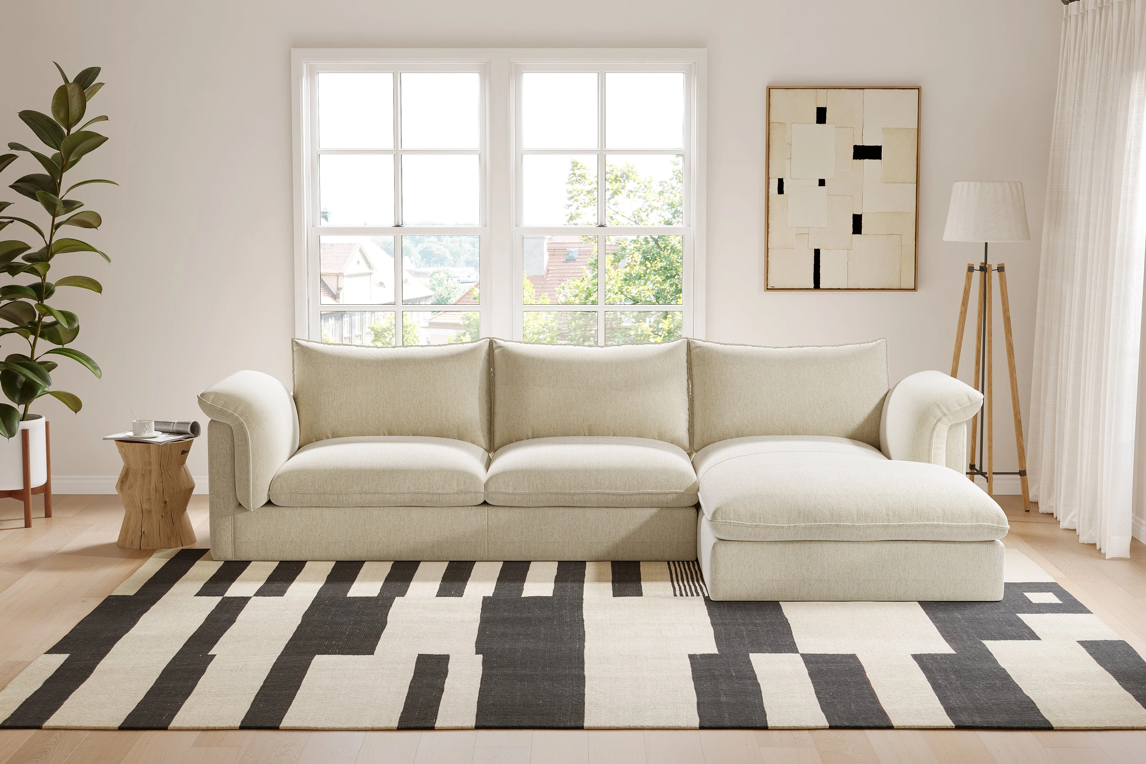 Frederick Fabric Sectional Lounge - Image 13