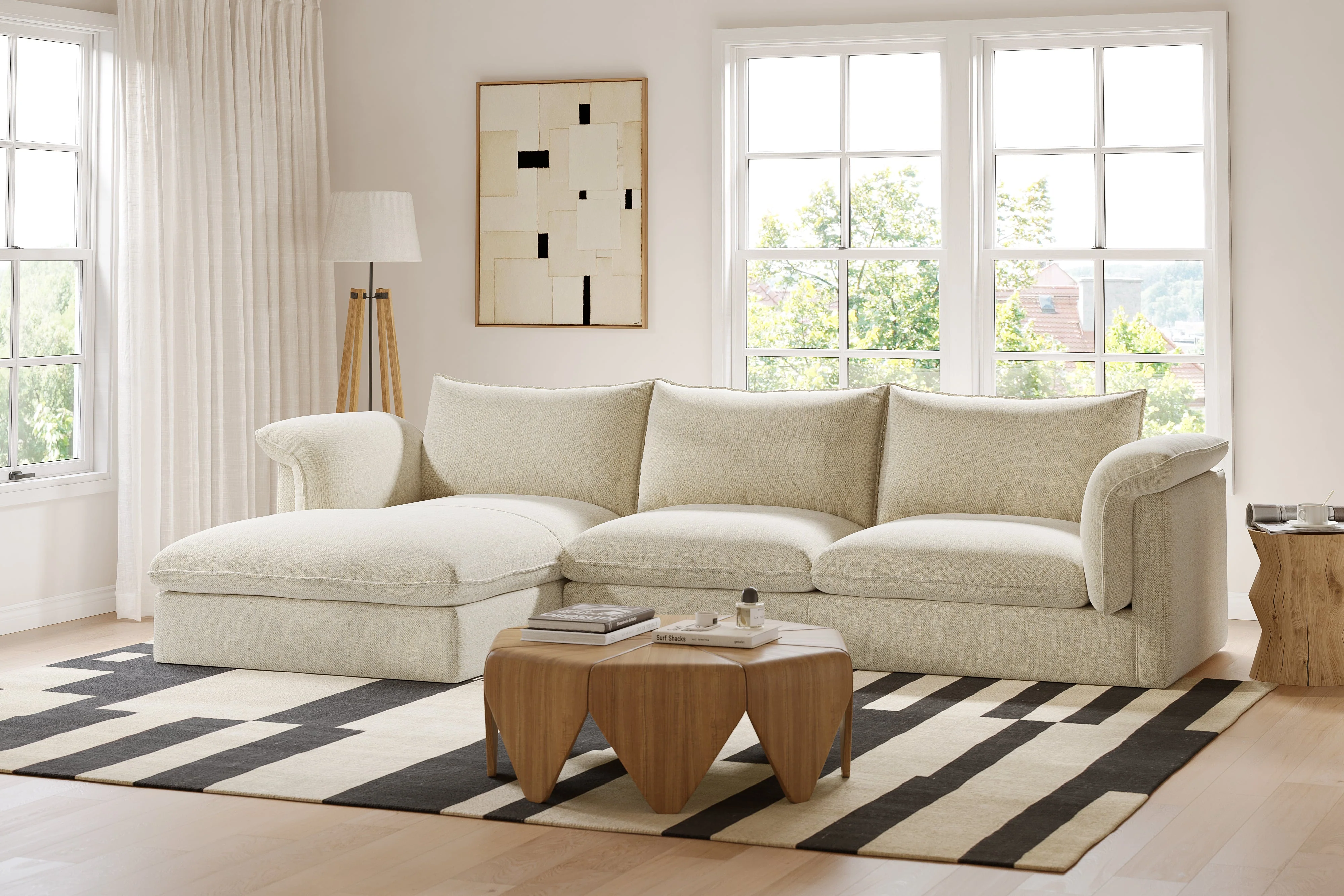 Frederick Fabric Sectional Lounge - Image 2