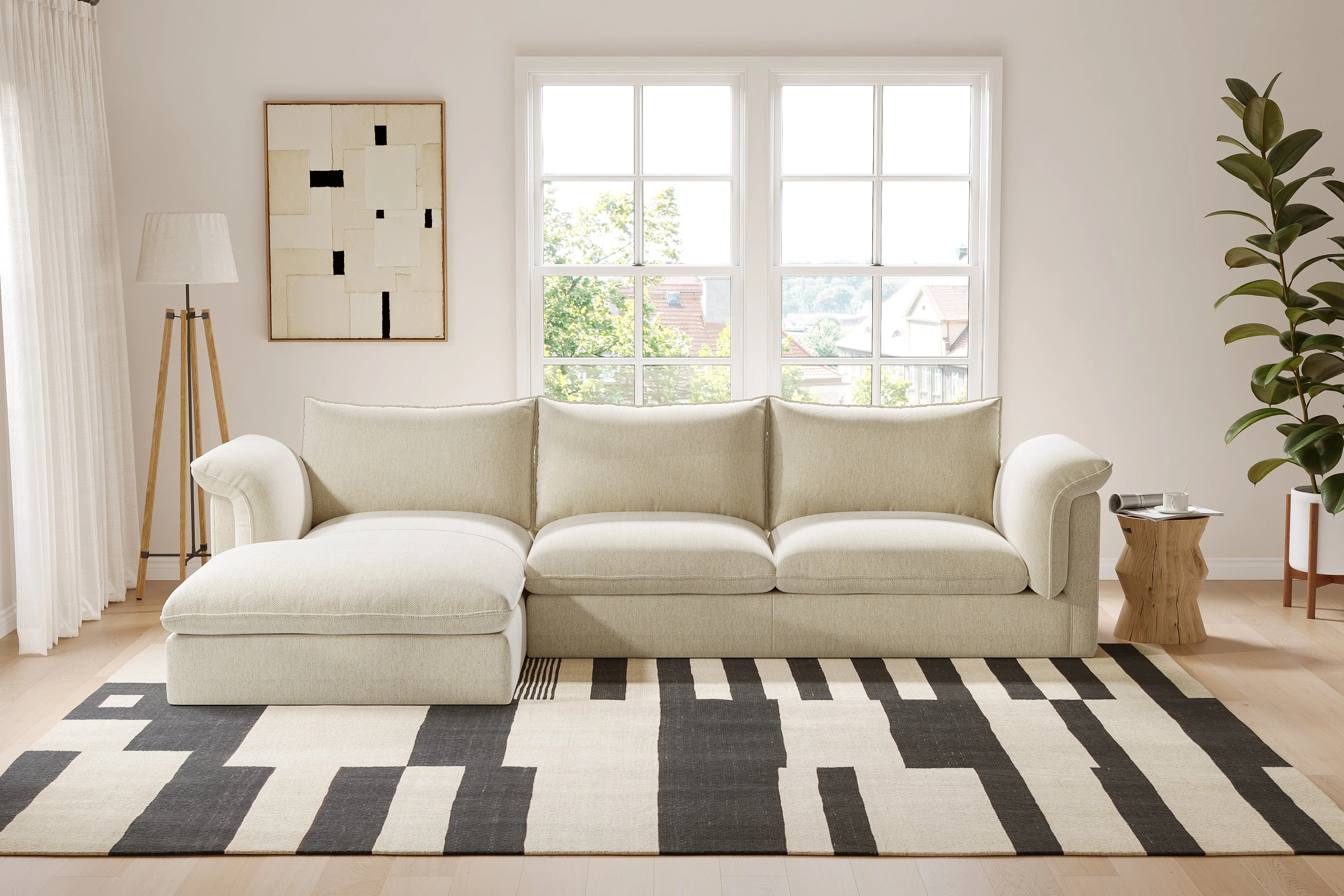 Frederick Fabric Sectional Lounge - Image 4