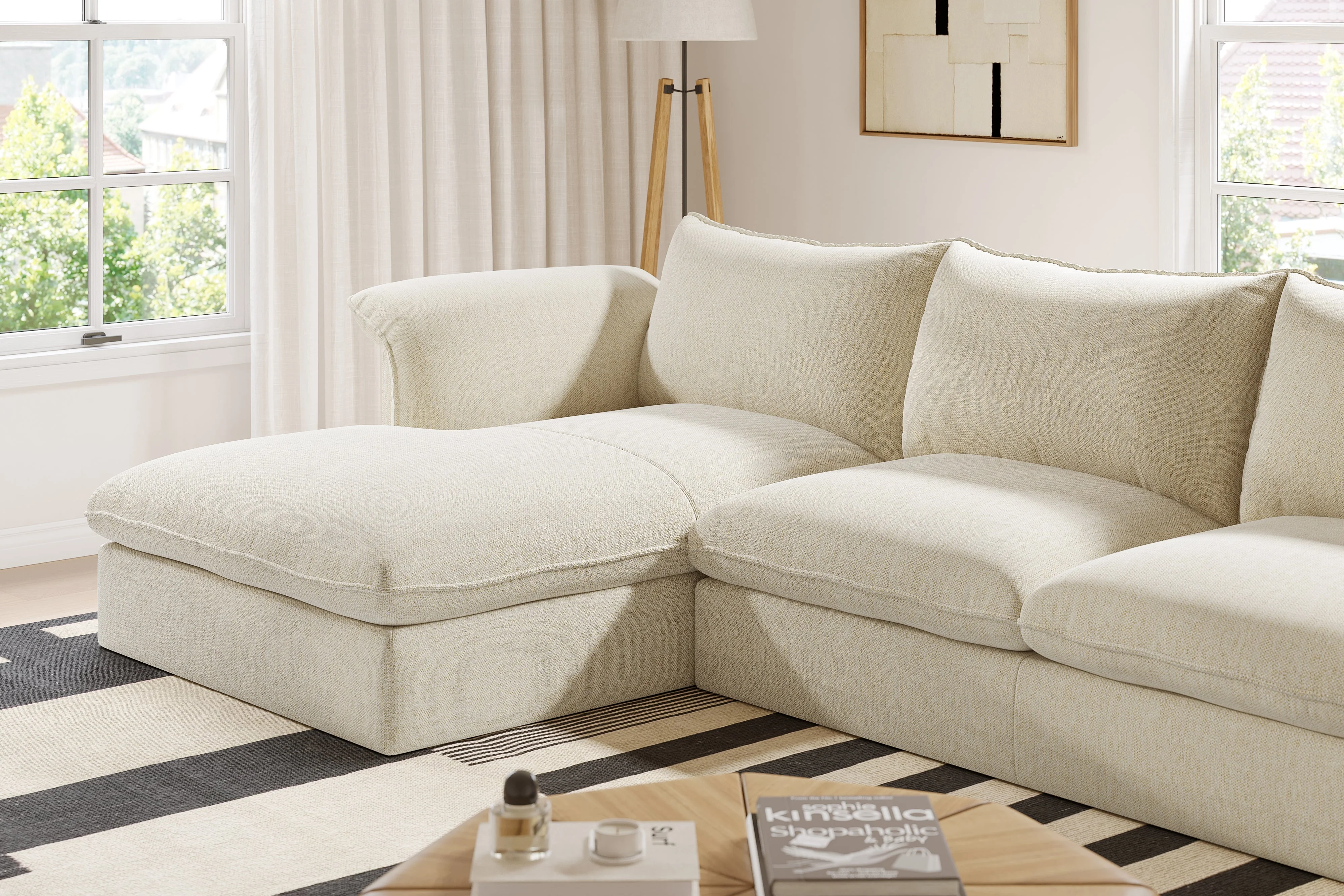 Frederick Fabric Sectional Lounge - Image 6