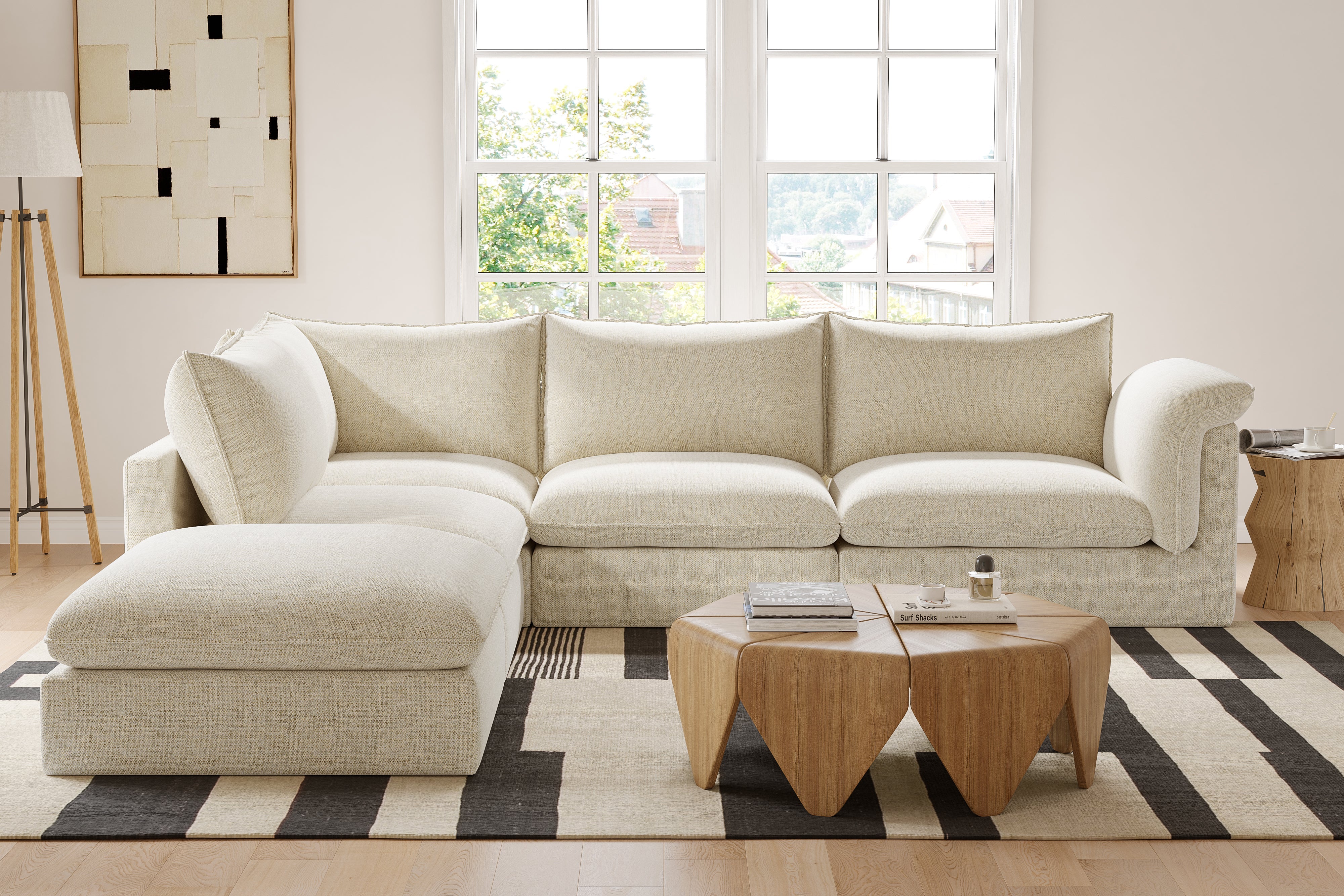 Frederick Fabric Corner Sectional Lounge - Image 5